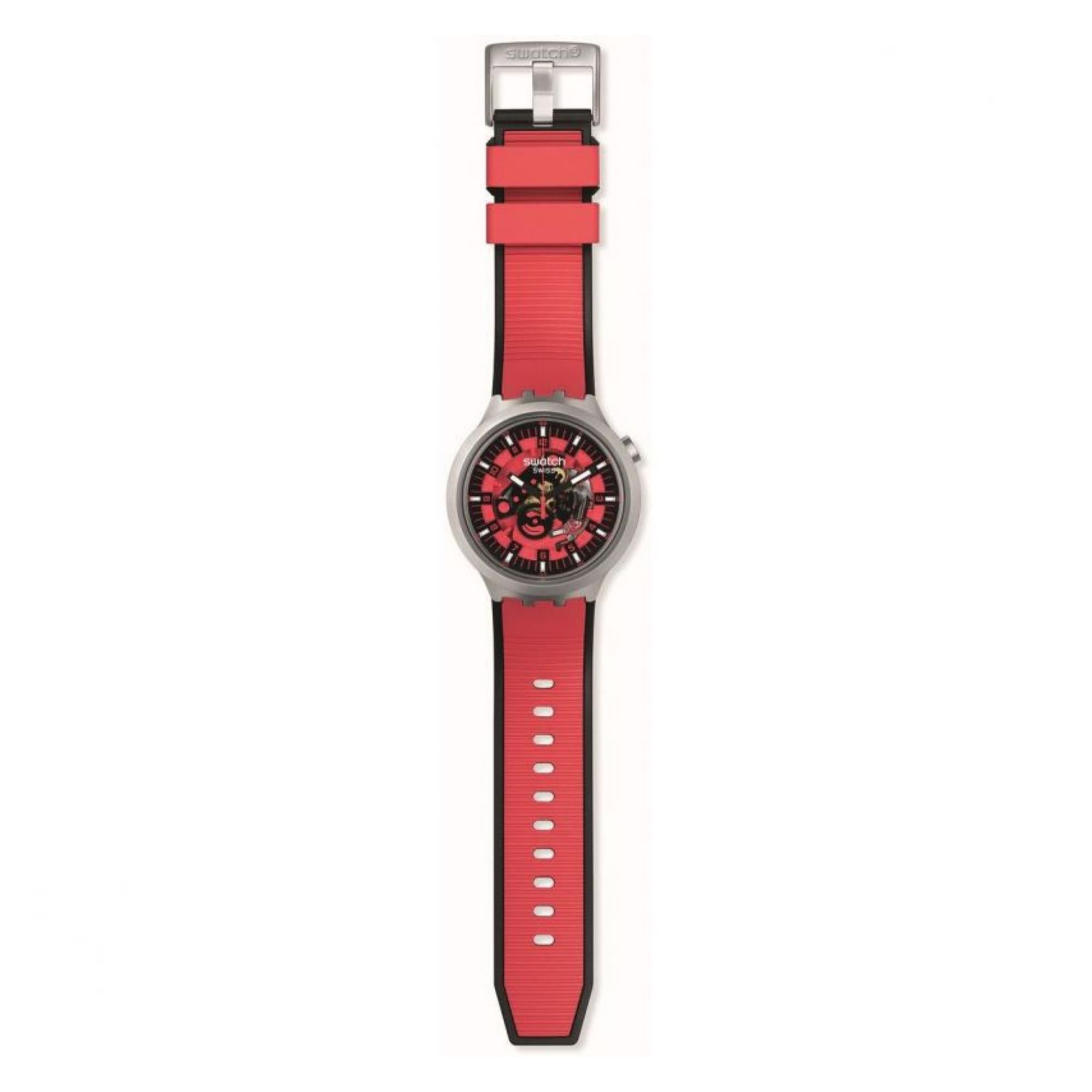 Swatch RED JUICY Big Bold Red Dial Unisex Watch SB07S110