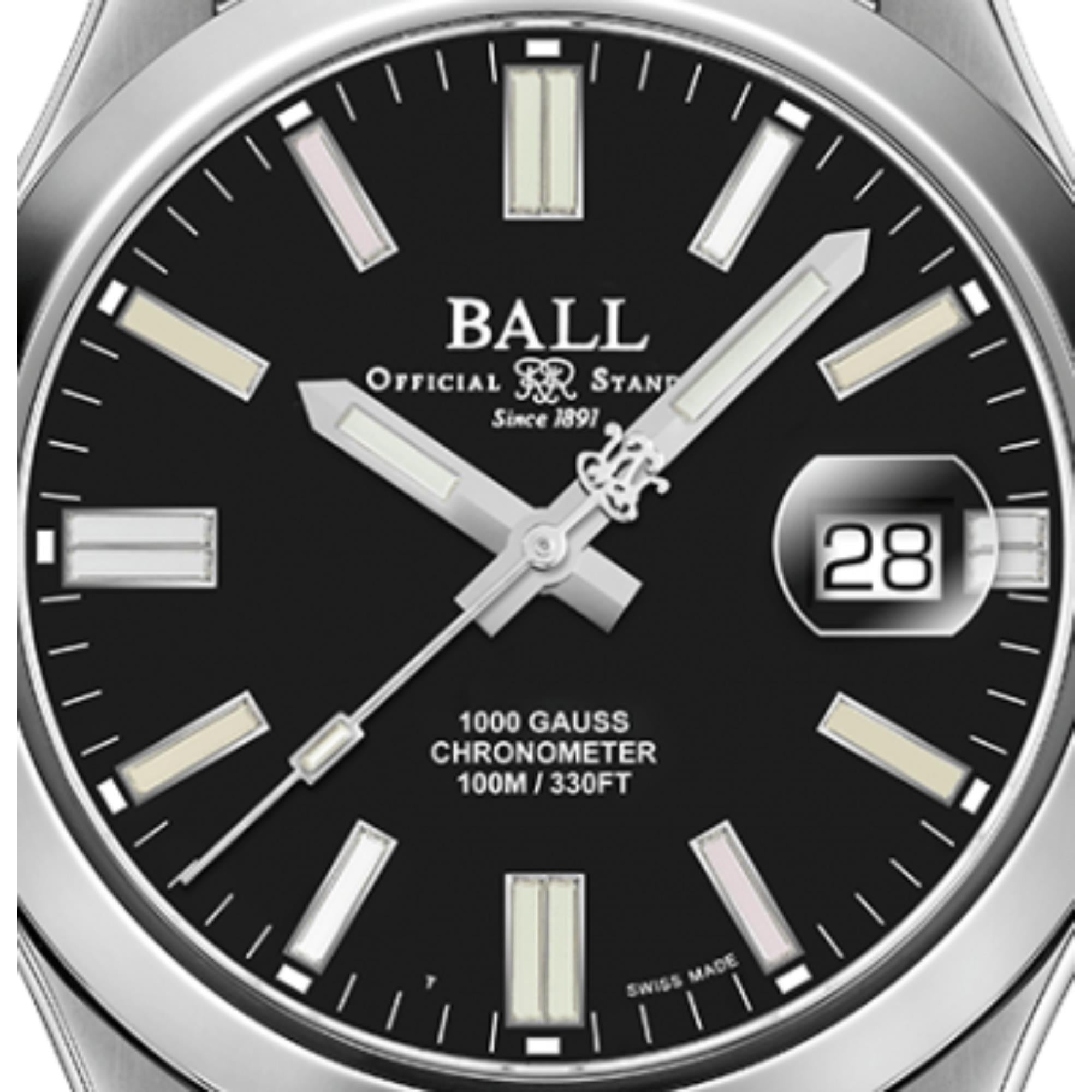 Ball Engineer III Legend II Limited Edition Automatic Black Dial Stainless Steel Mens Watch NM9016C-S5C-BK1