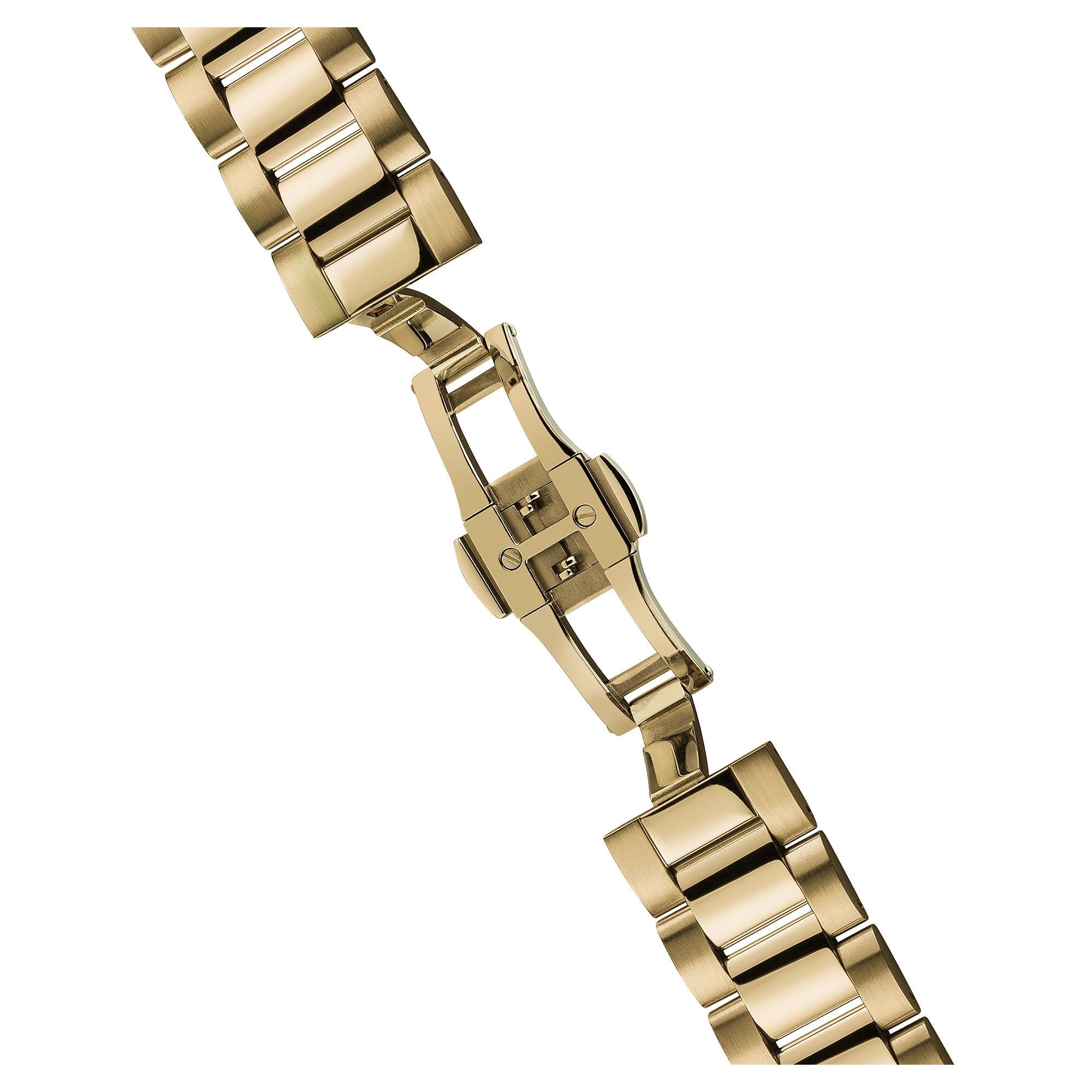 Ingersoll The Jazz Automatic Gold Dial Gold Stainless Steel Bracelet Men's Watch I07711