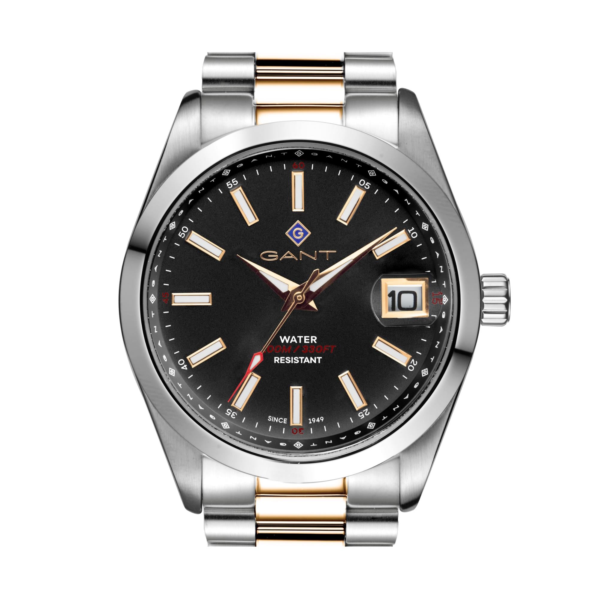 Gant Sussex Eastham Quartz Black Dial Two-Tone Steel Bracelet Men?s Watch G161013
