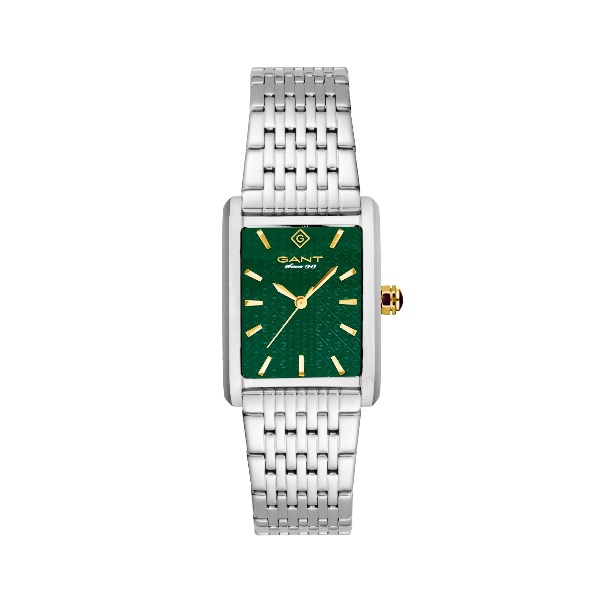 Gant Rhode Island Quartz Green Dial Steel Bracelet Ladies Watch G173007