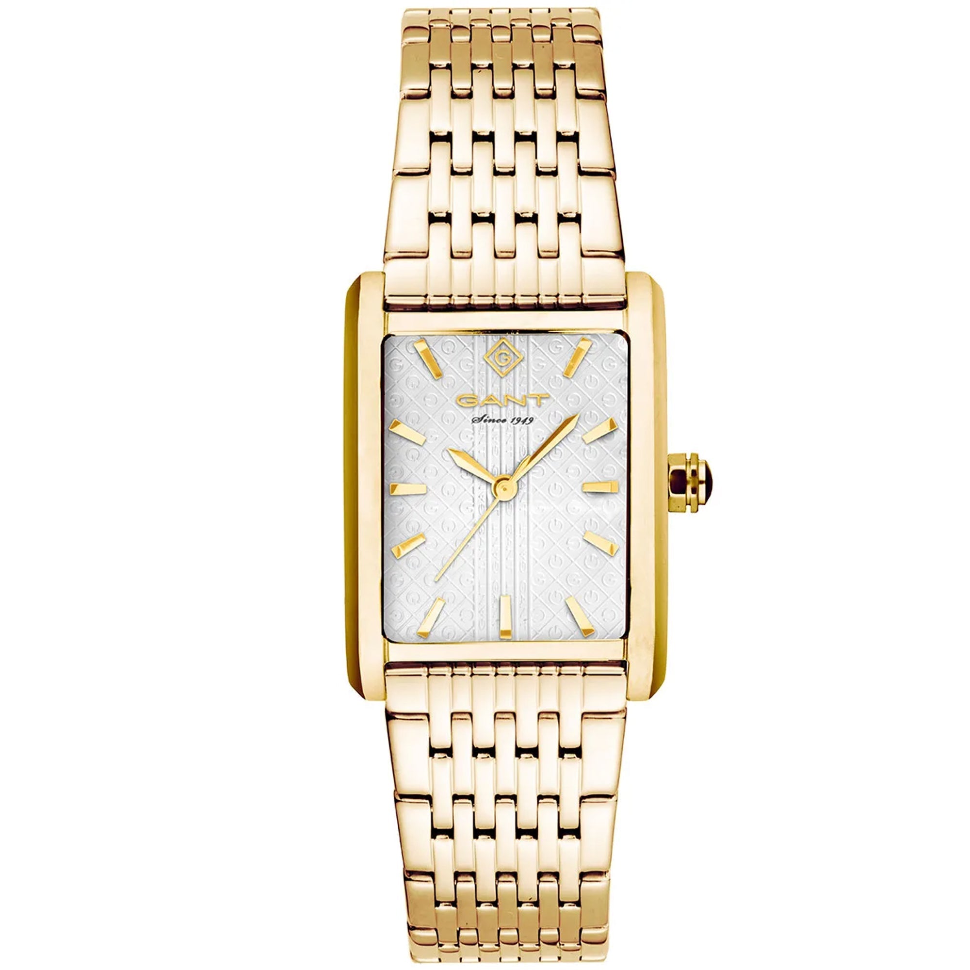 Gant Rhode Island Quartz White Dial Gold PVD Steel Bracelet Ladies Watch G173002