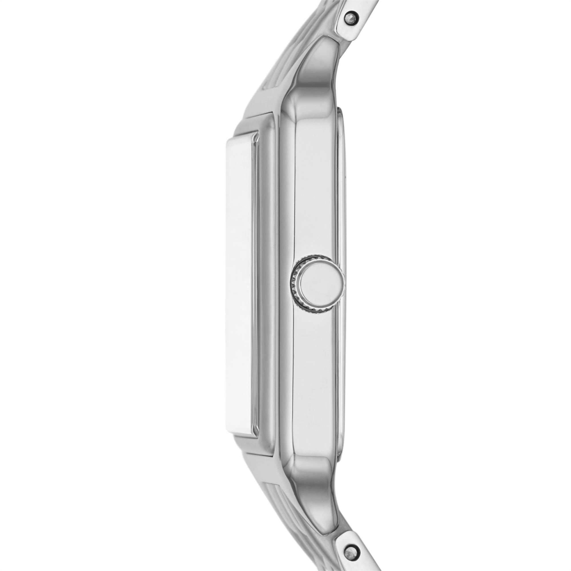 Fossil Raquel Date Stainless Steel Silver Dial Women's Watch ES5221