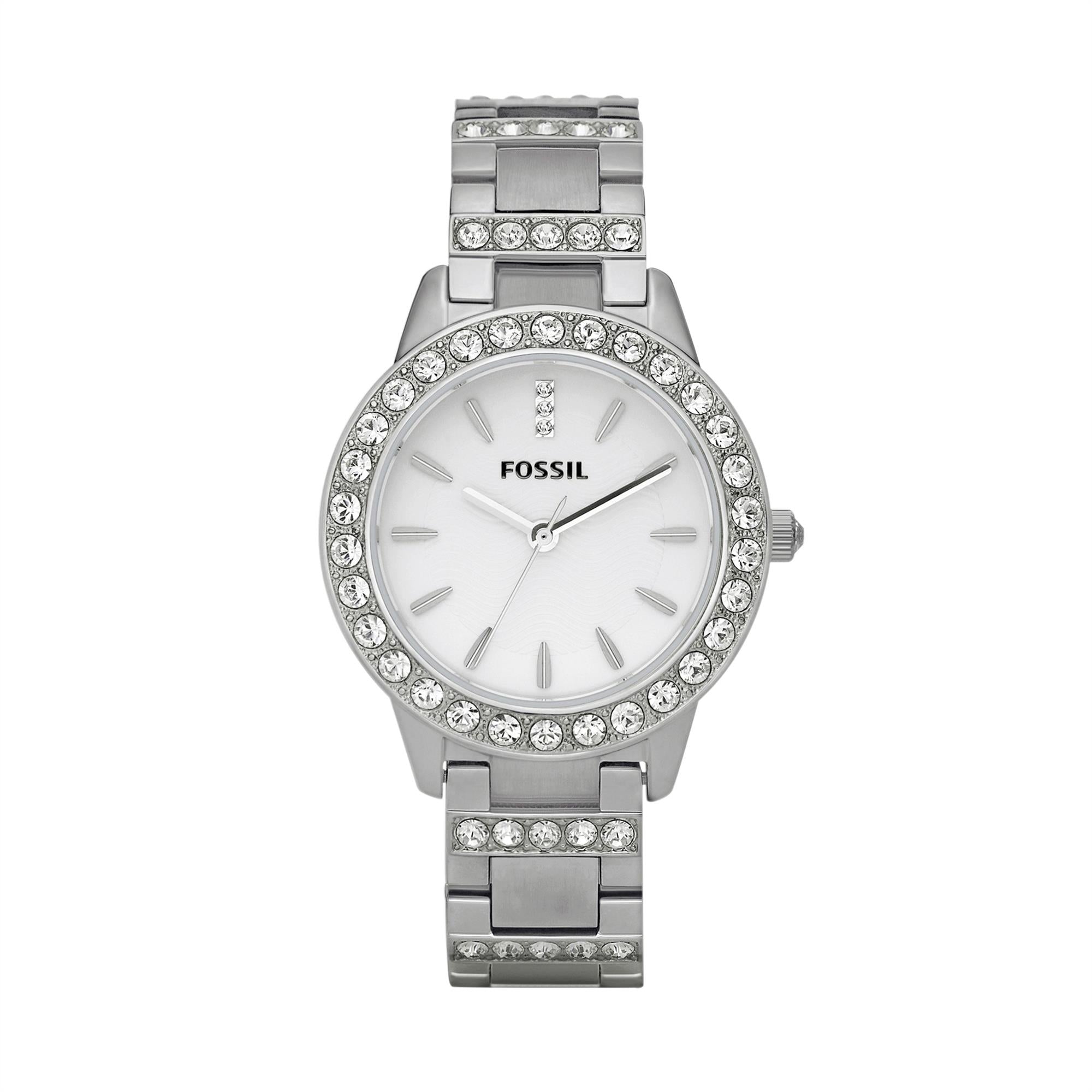 Fossil Jesse Silver Dial Stainless Steel Bracelet Ladies Watch ES2362