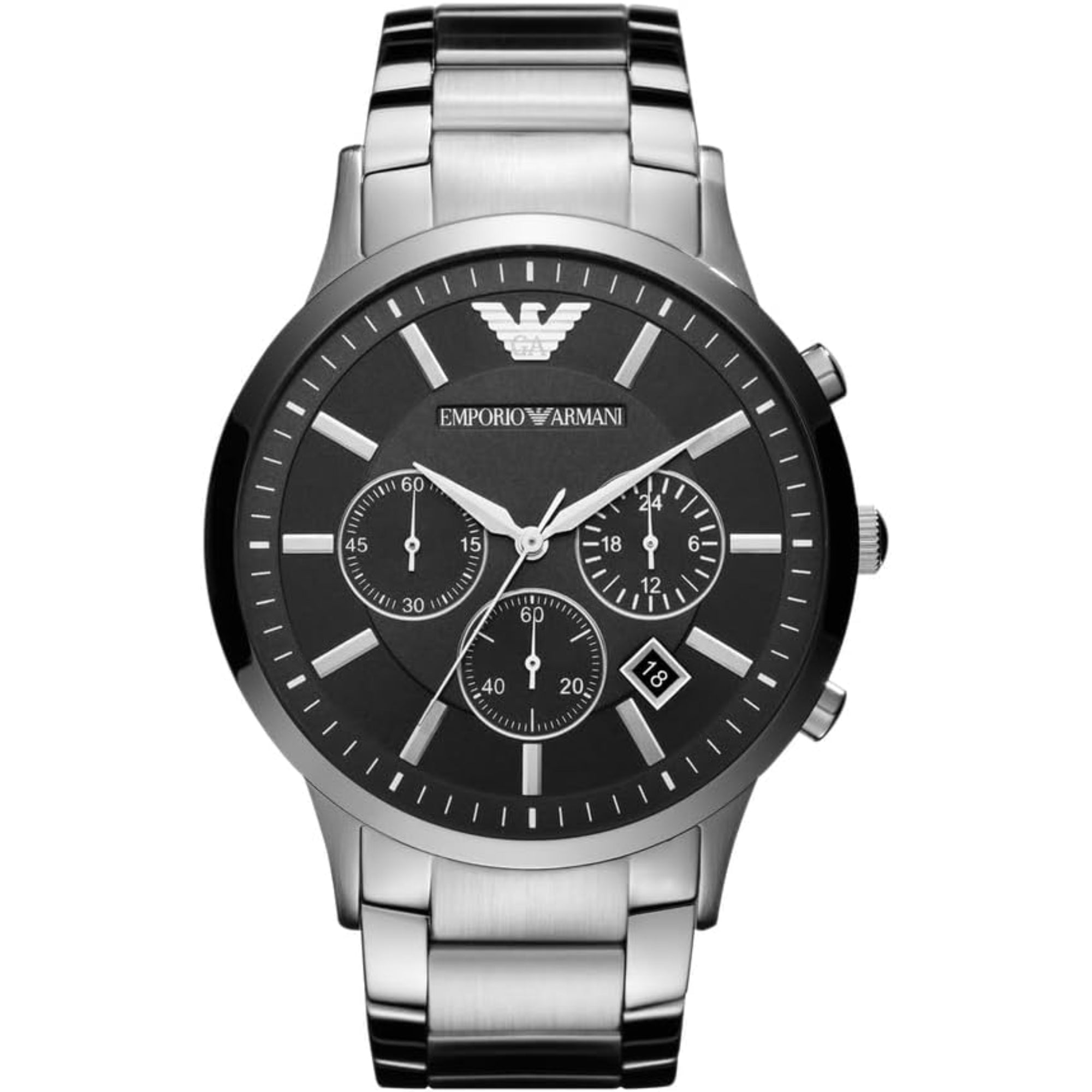 Emporio Armani Chronograph Quartz Black Dial Men's Watch AR2460