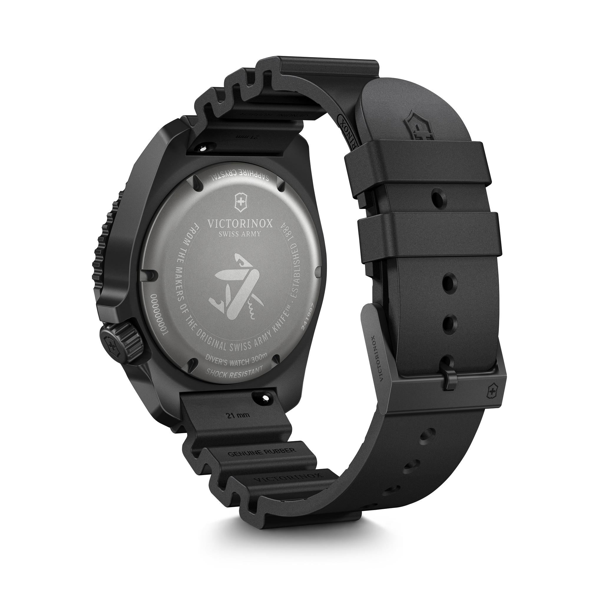 Victorinox Dive Pro Automatic Black Dial Rubber Strap Men’s Watch 241997
