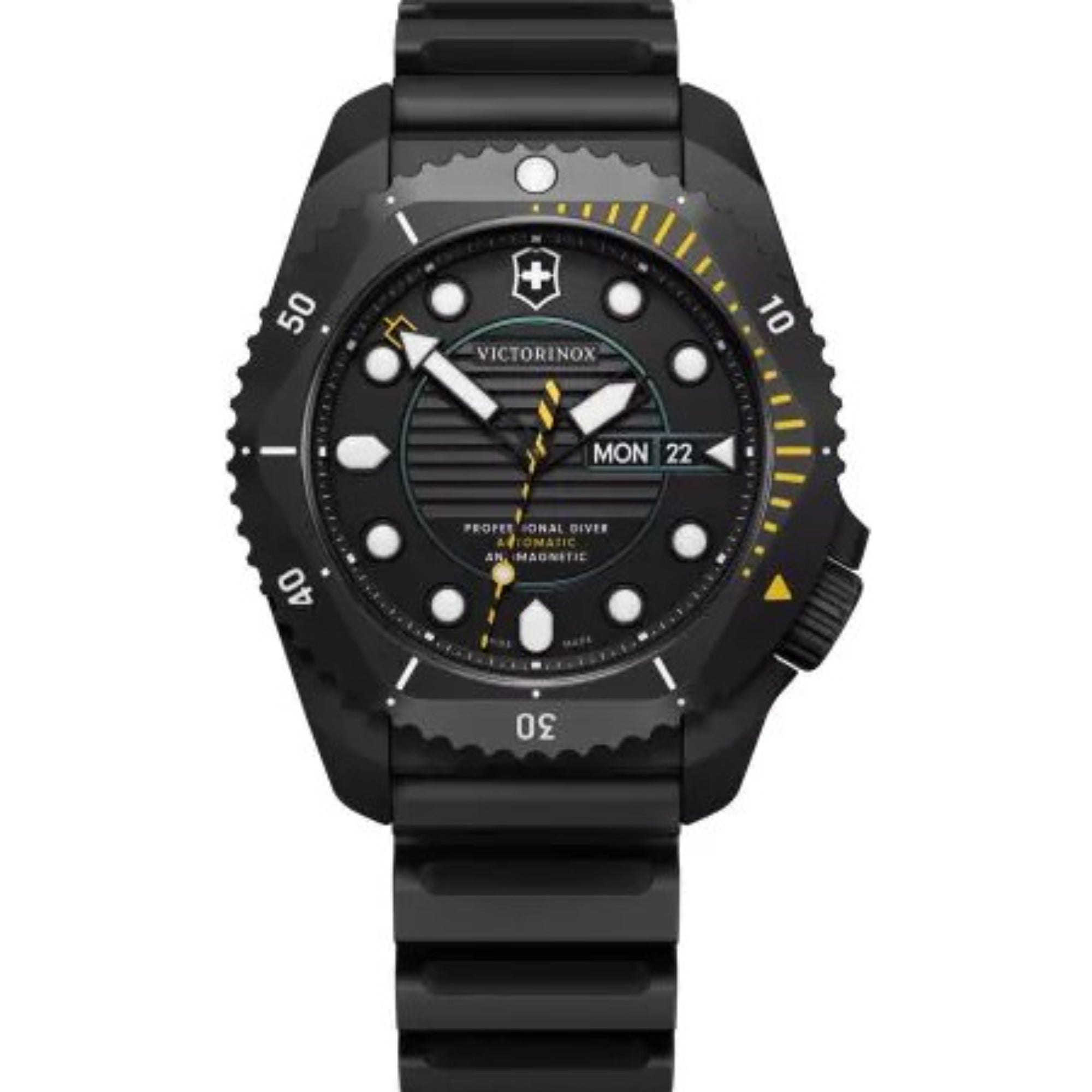 Victorinox Dive Pro Automatic Black Dial Rubber Strap Men’s Watch 241997