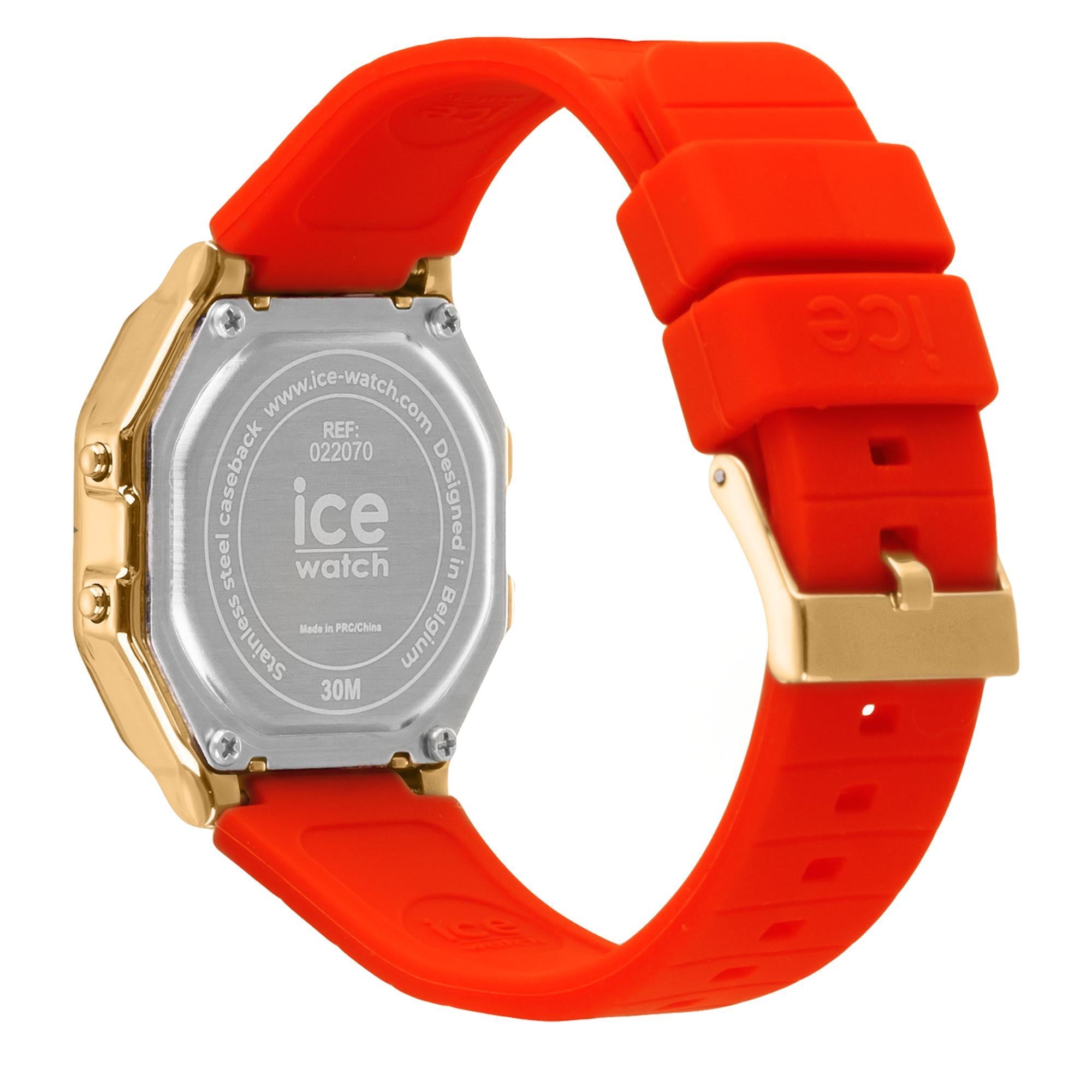 ICE Digit Retro Digital Red Passion Dial Small Strap Women’s Watch 022070