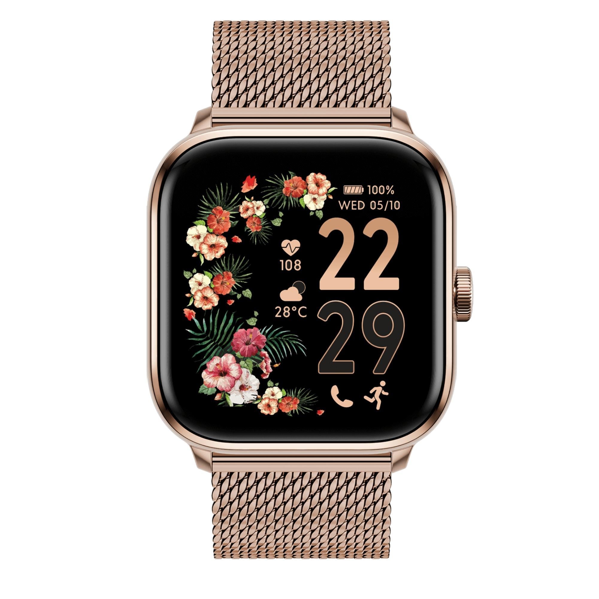 ICE Smart 2.0 Rose Gold Milanese Band 1.7 AMOLED Digital Watch 023331