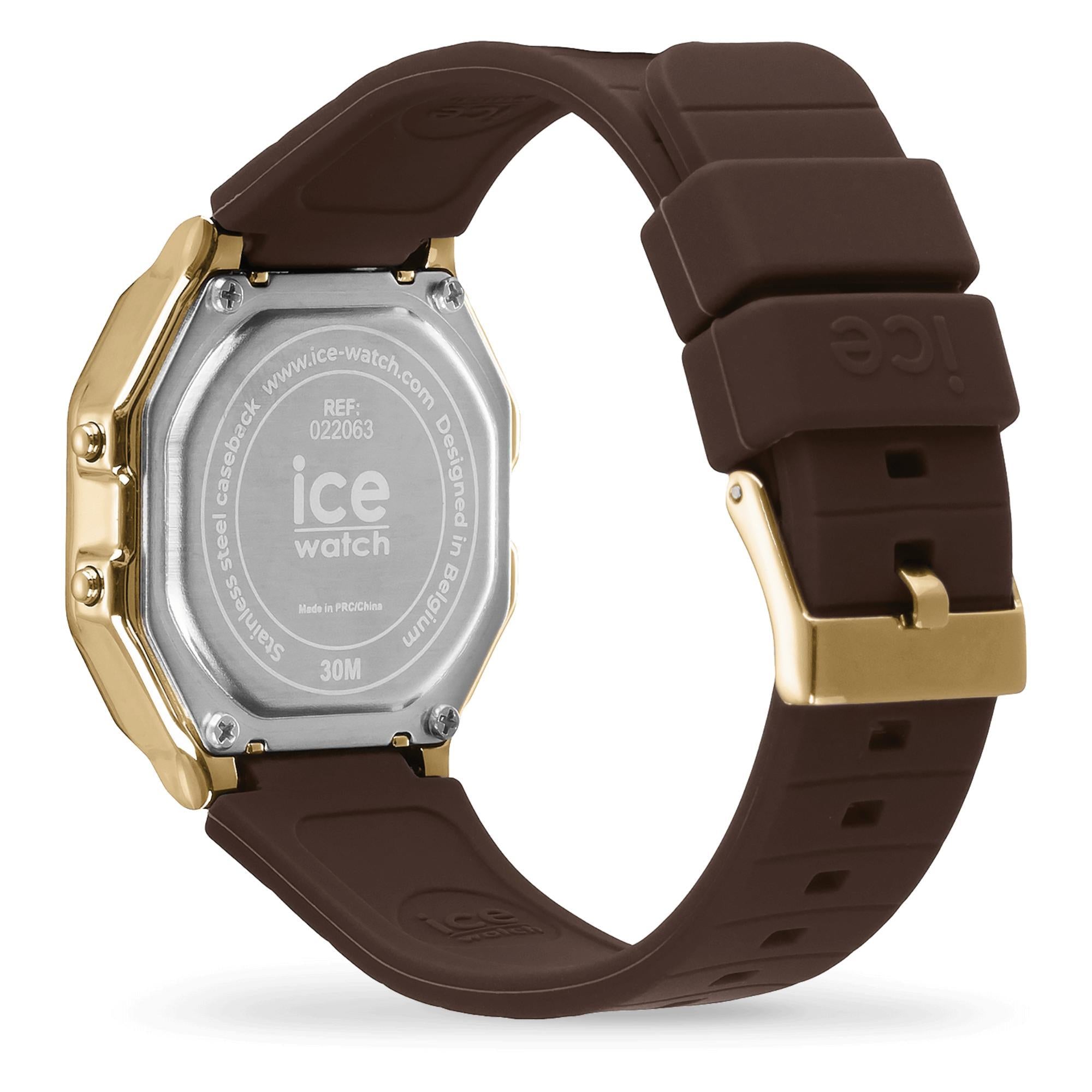 ICE Digit Retro Digital Babyatoutprix Brown Dial Small Strap Women’s Watch 023227