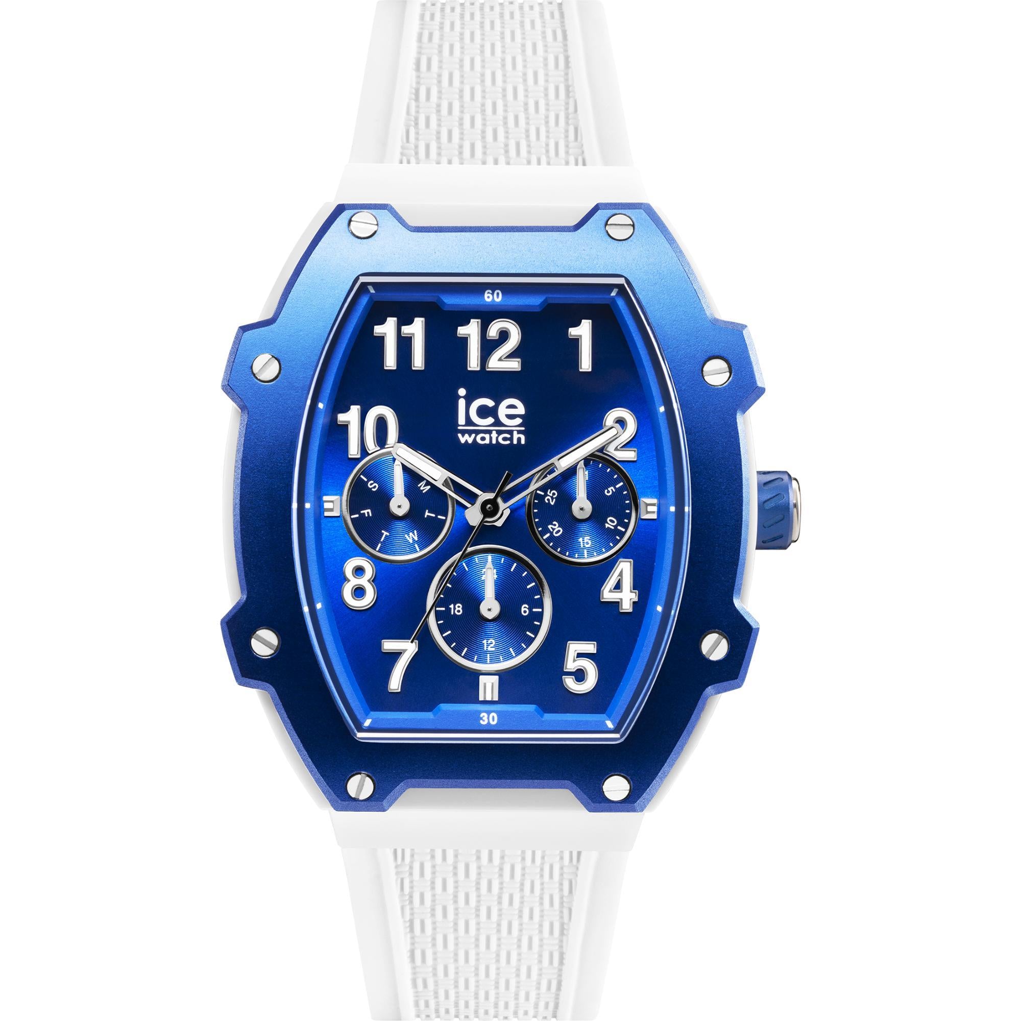 ICE Boliday White Blue Plastic Medium Strap Women’s Watch MT023313