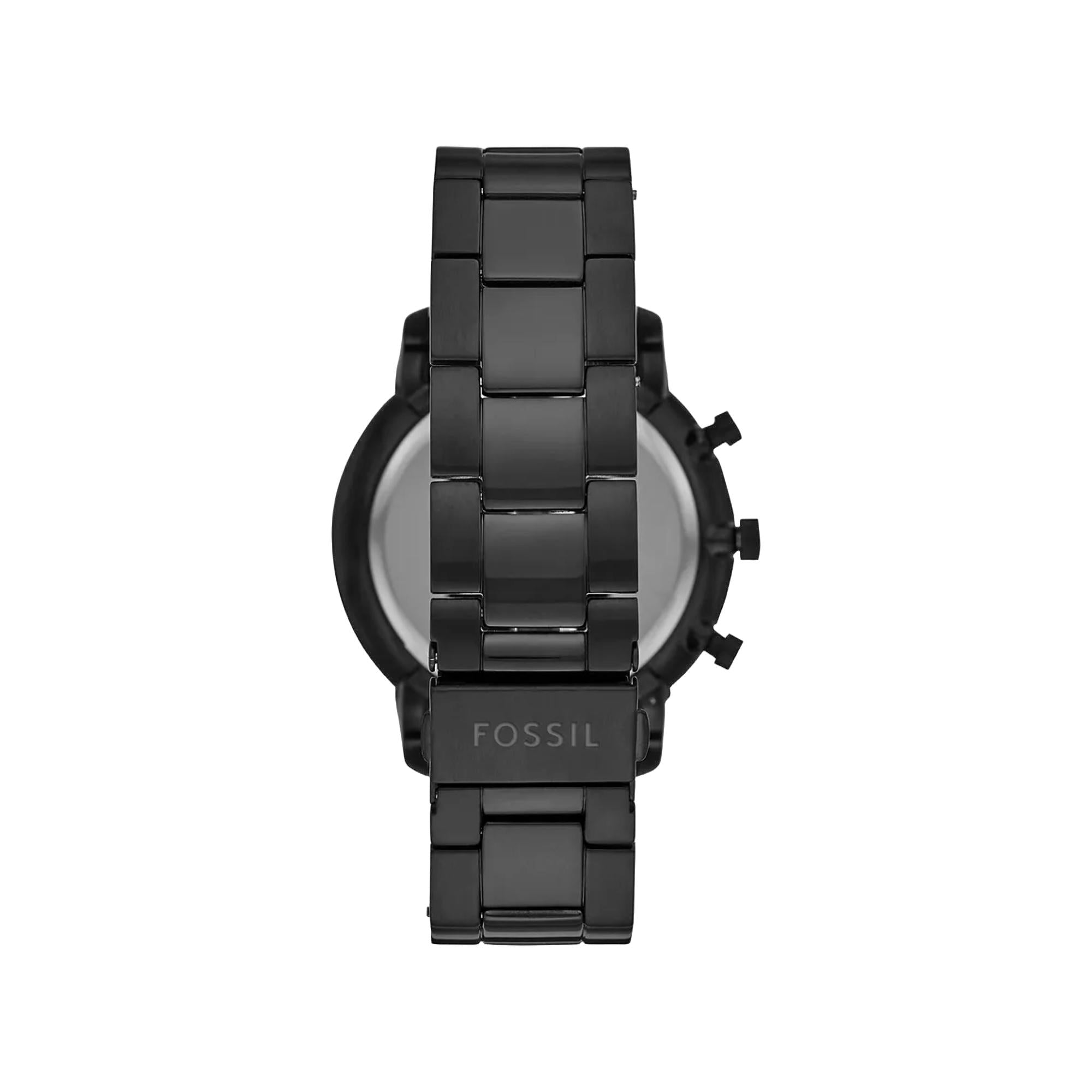 Fossil Neutra Chronograph Black Stainless Steel Black Dial Men’s Watch FS5525