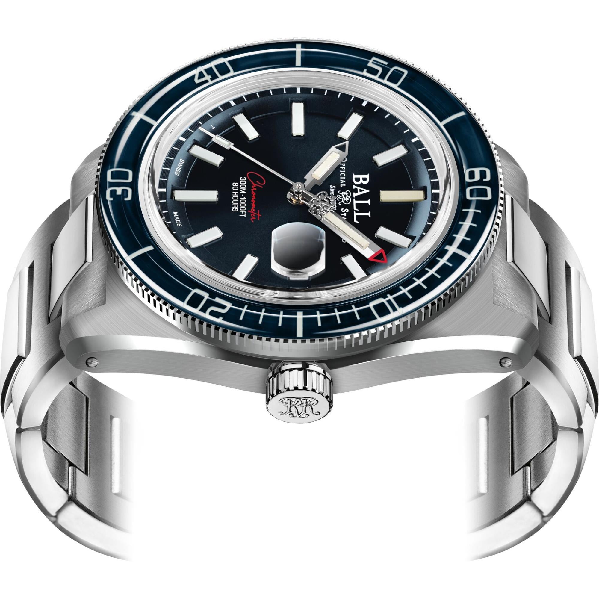 BALL Engineer M Skindiver III Beyond Limited Edition Blue Dial Stainless Steel Men’s Watch DD3100A-S2C-BE