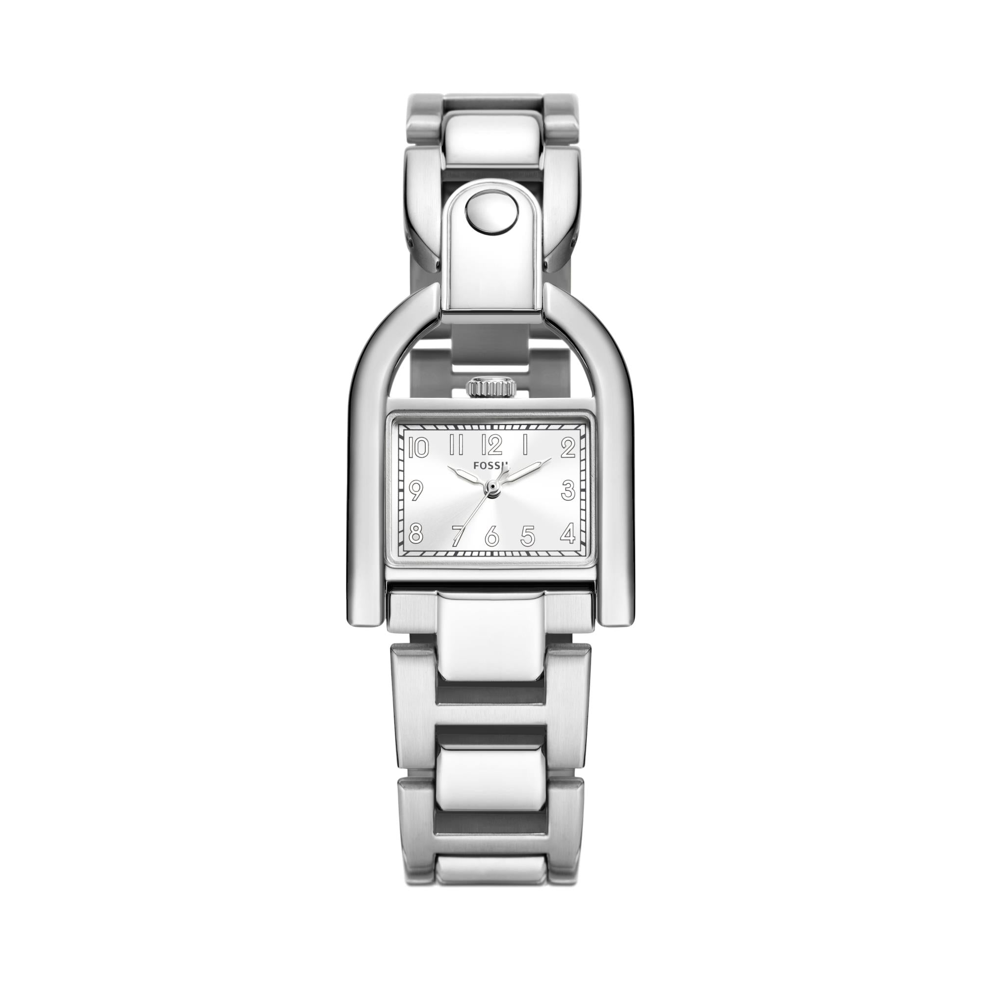 Fossil Harwell Stainless Steel Silver Dial Women’s Watch ES5326