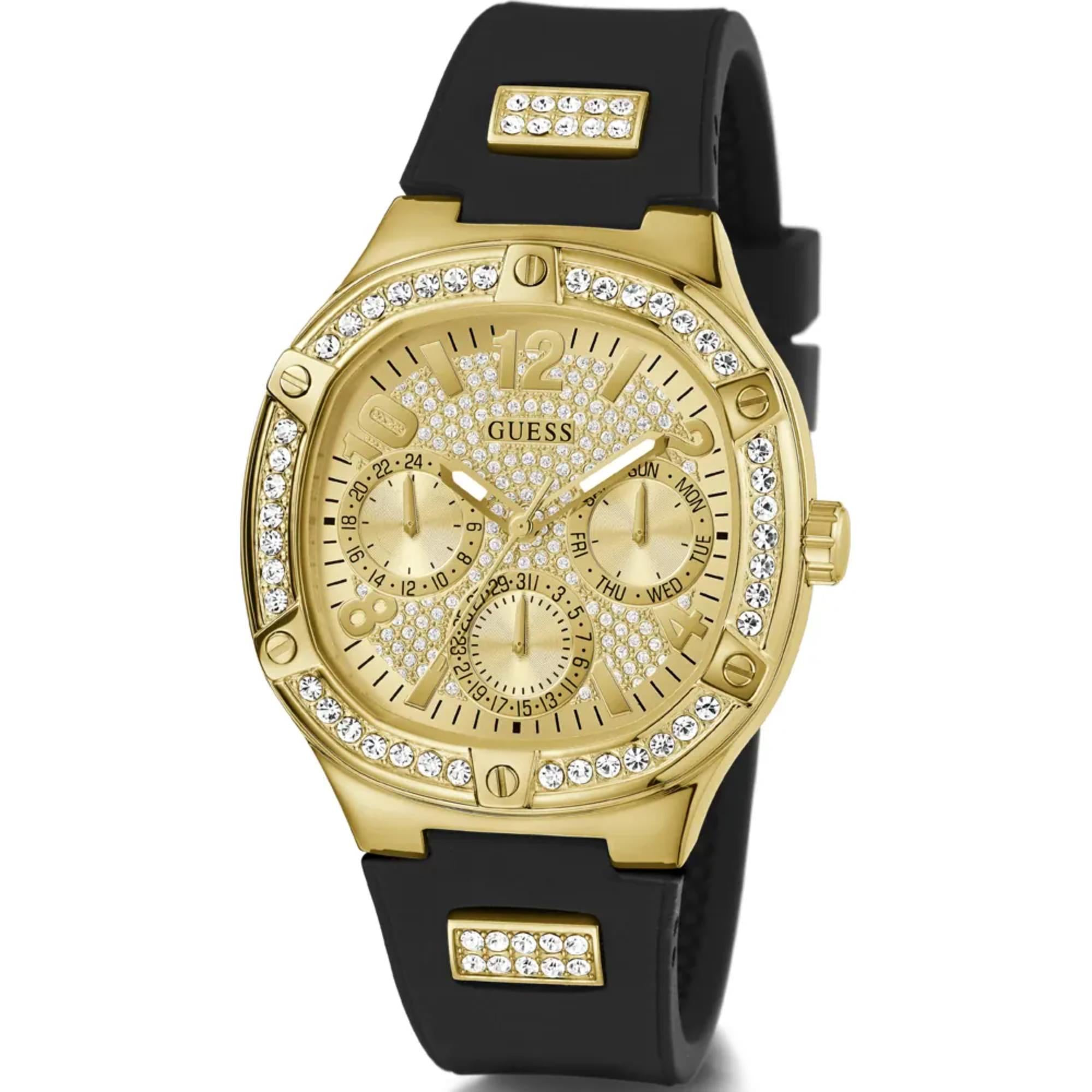 Guess Women's Duchess Gold Dial Watch GW0619L2