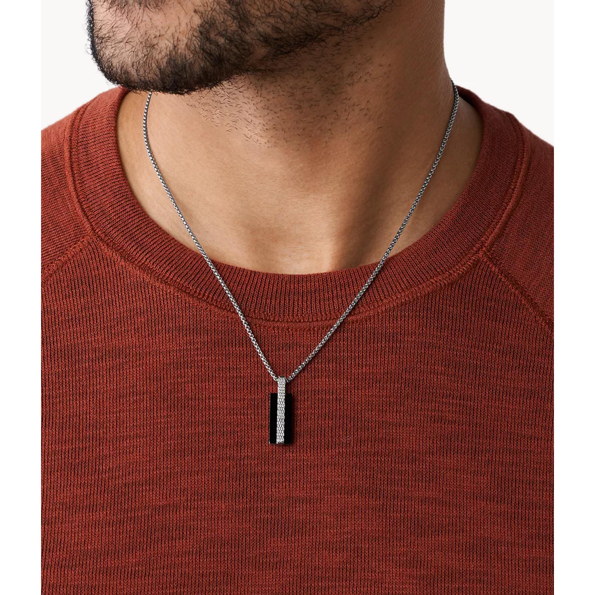 Skagen Torben Stainless Steel Pendant Men's Necklace SKJM0209040