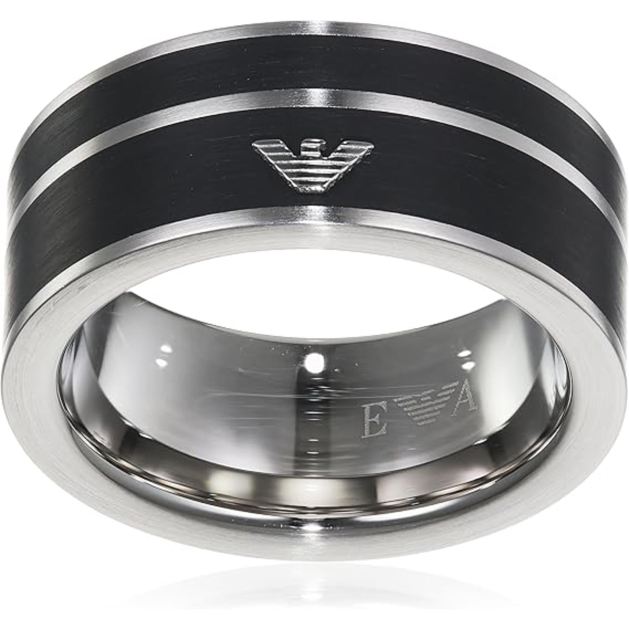 Emporio Armani Men's Stainless Steel Ring EGS2032040-11.5