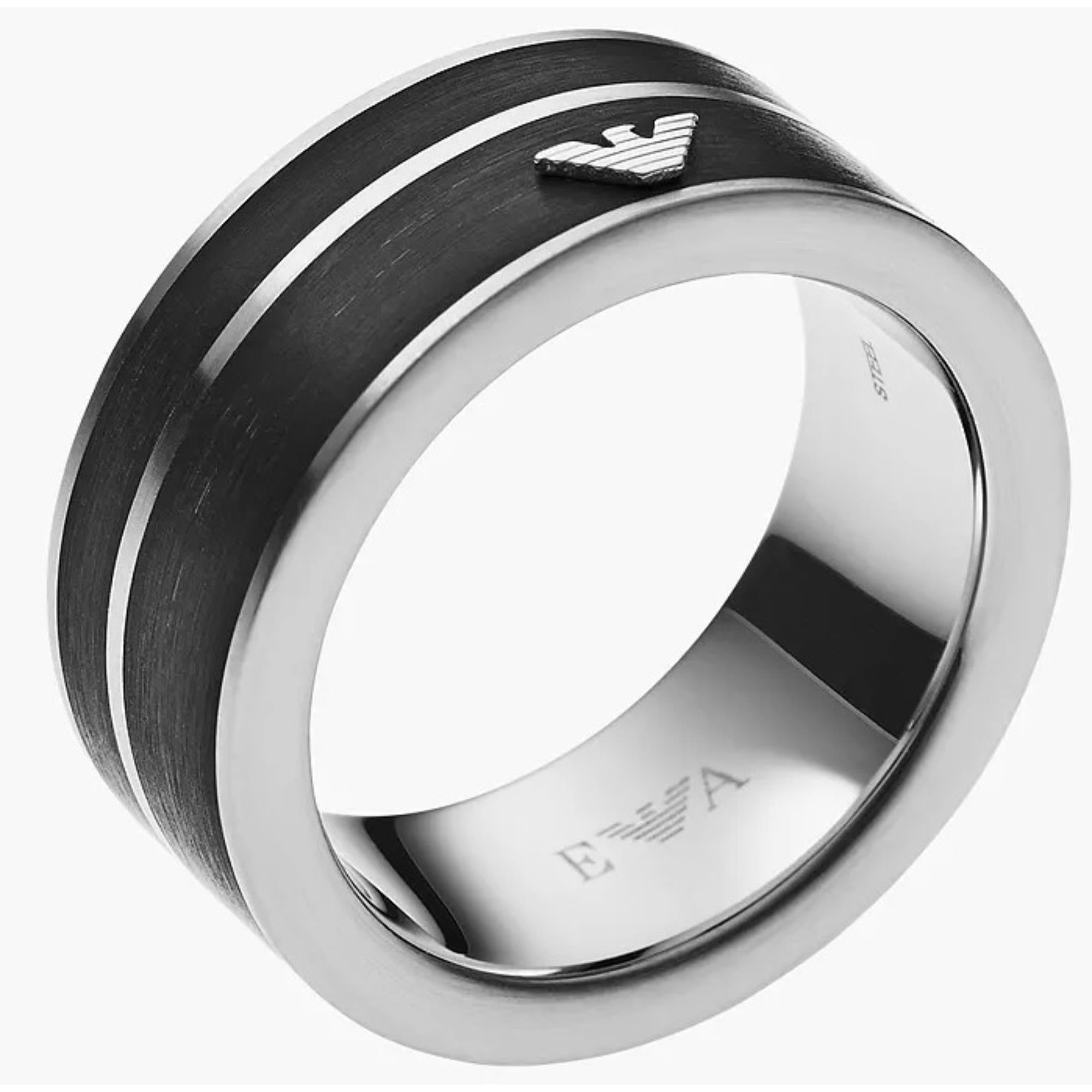 Emporio Armani Men’s Stainless Steel Ring EGS2032040-9