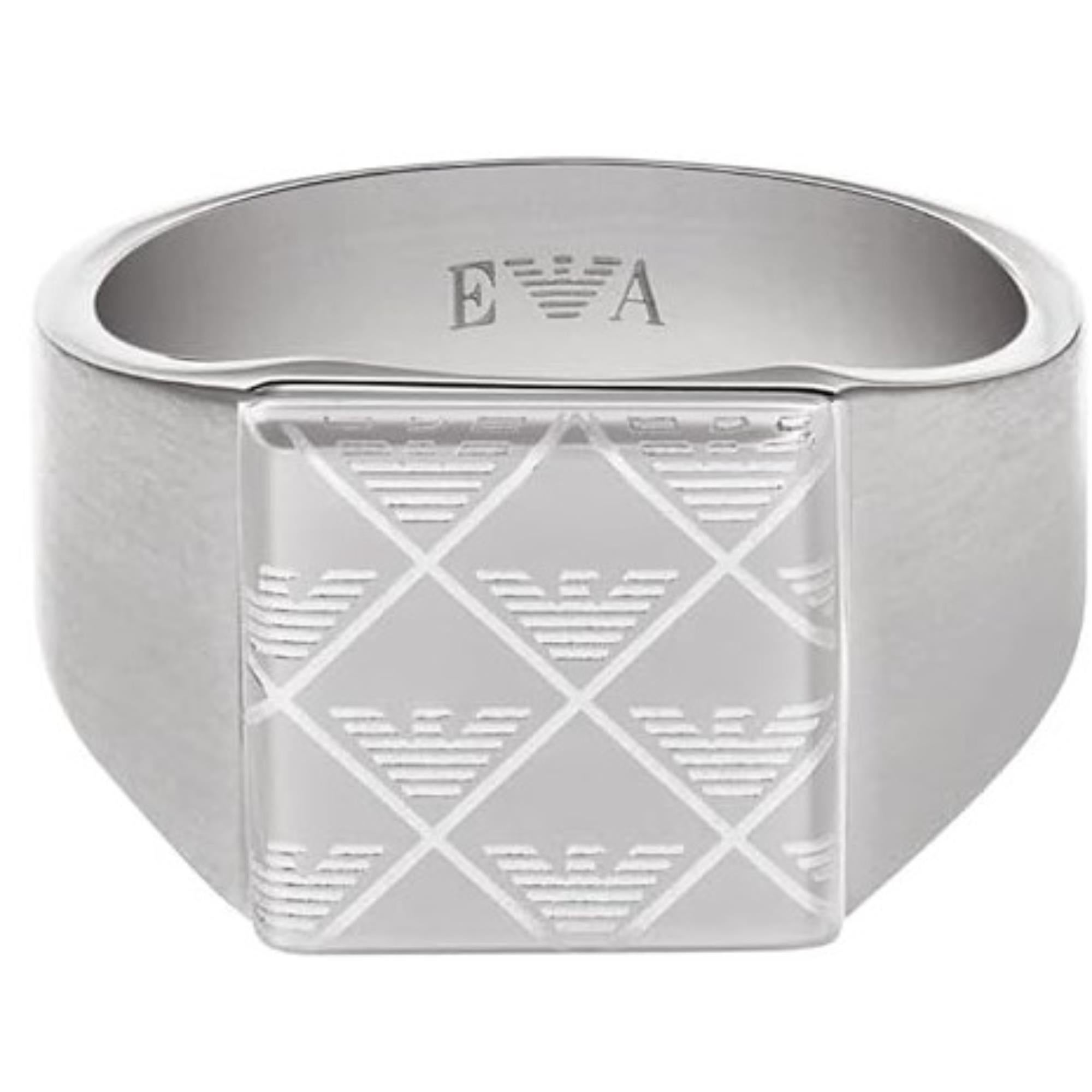 Emporio Armani Eagle Logo Men's ring Armani EGS3136040-10