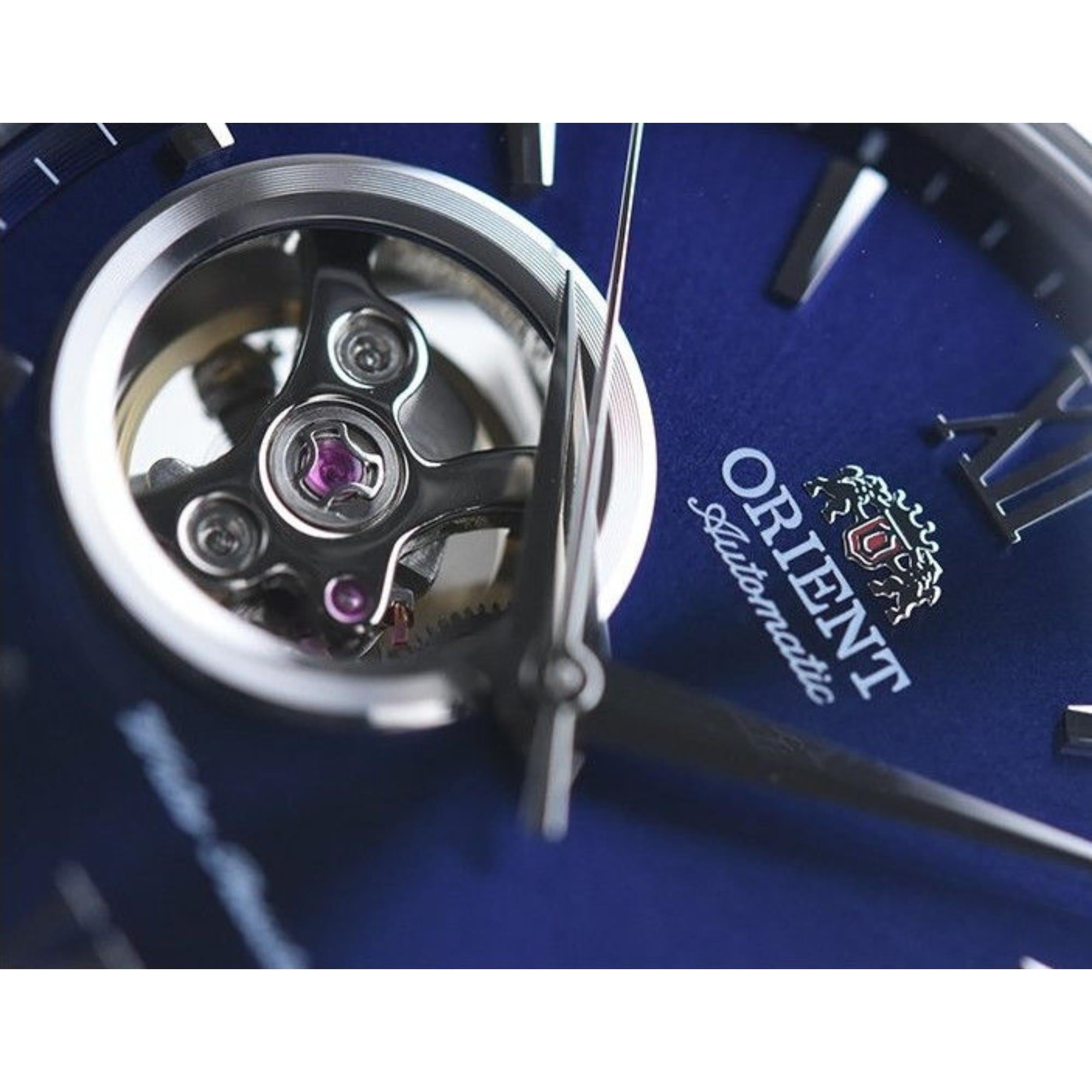 Orient Golden Eye II Contemporary Open Heart Blue Dial Men's Watch TAG03001D0