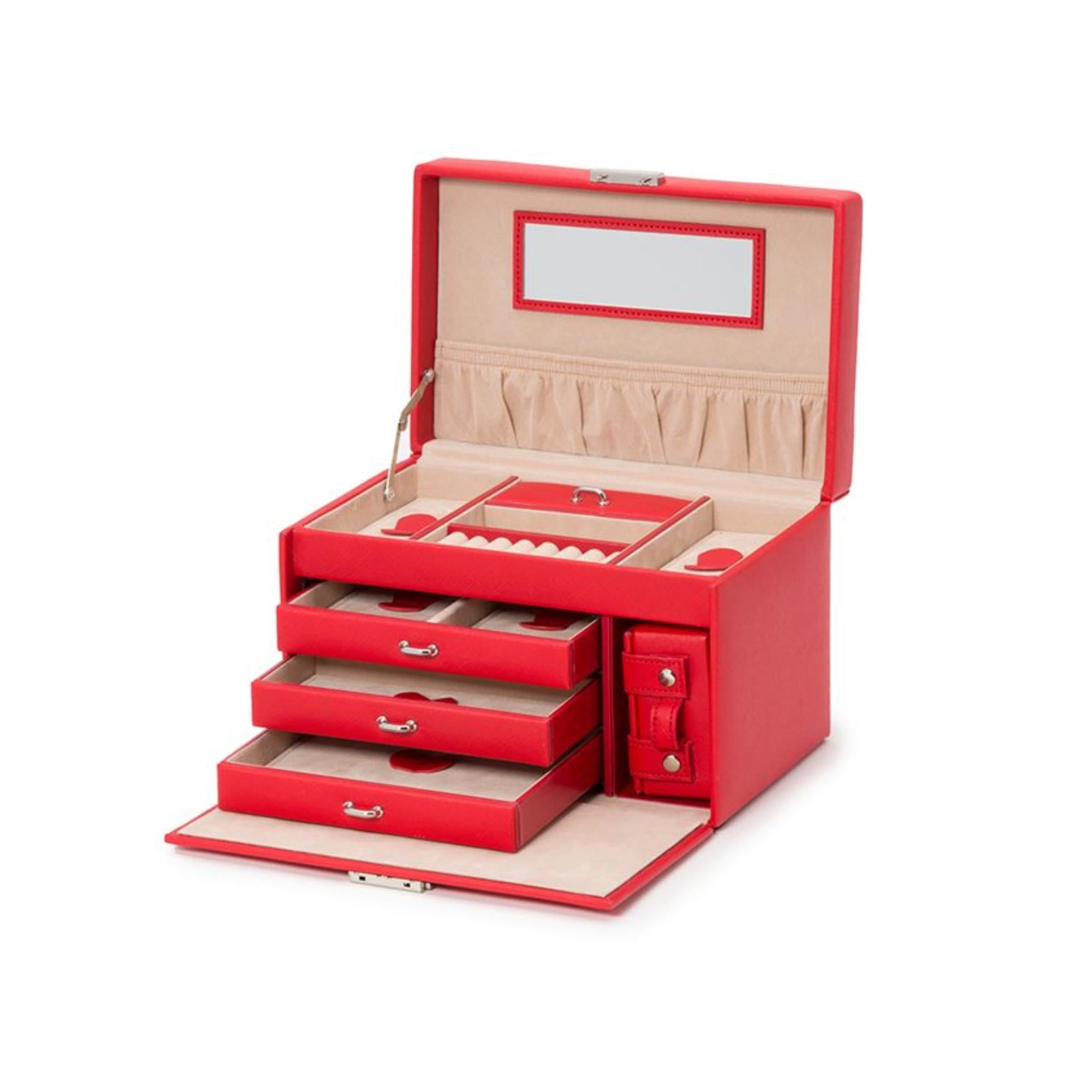 WOLF Heritage Small Jewelry Box Leather 280014