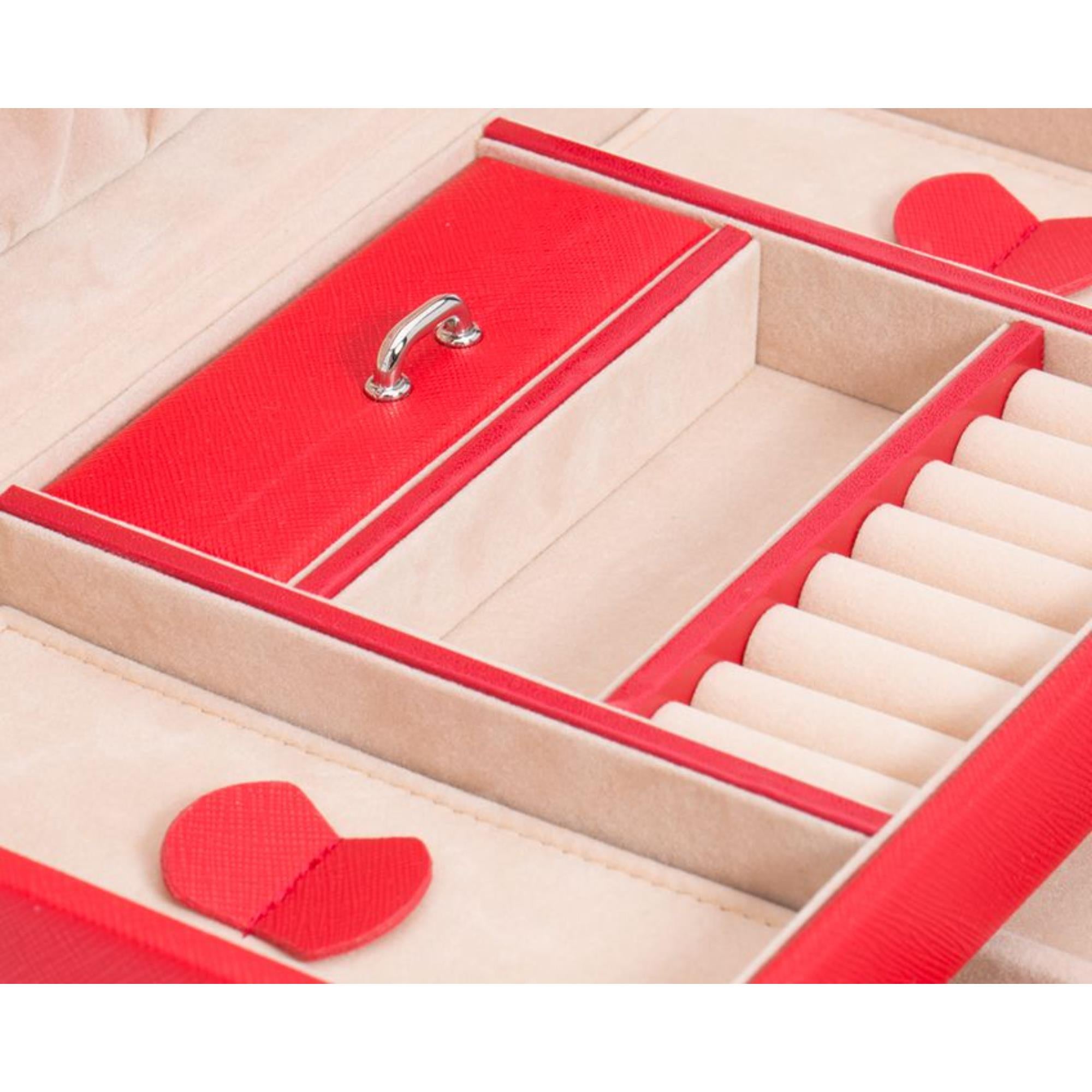 WOLF Heritage Small Jewelry Box Leather 280014