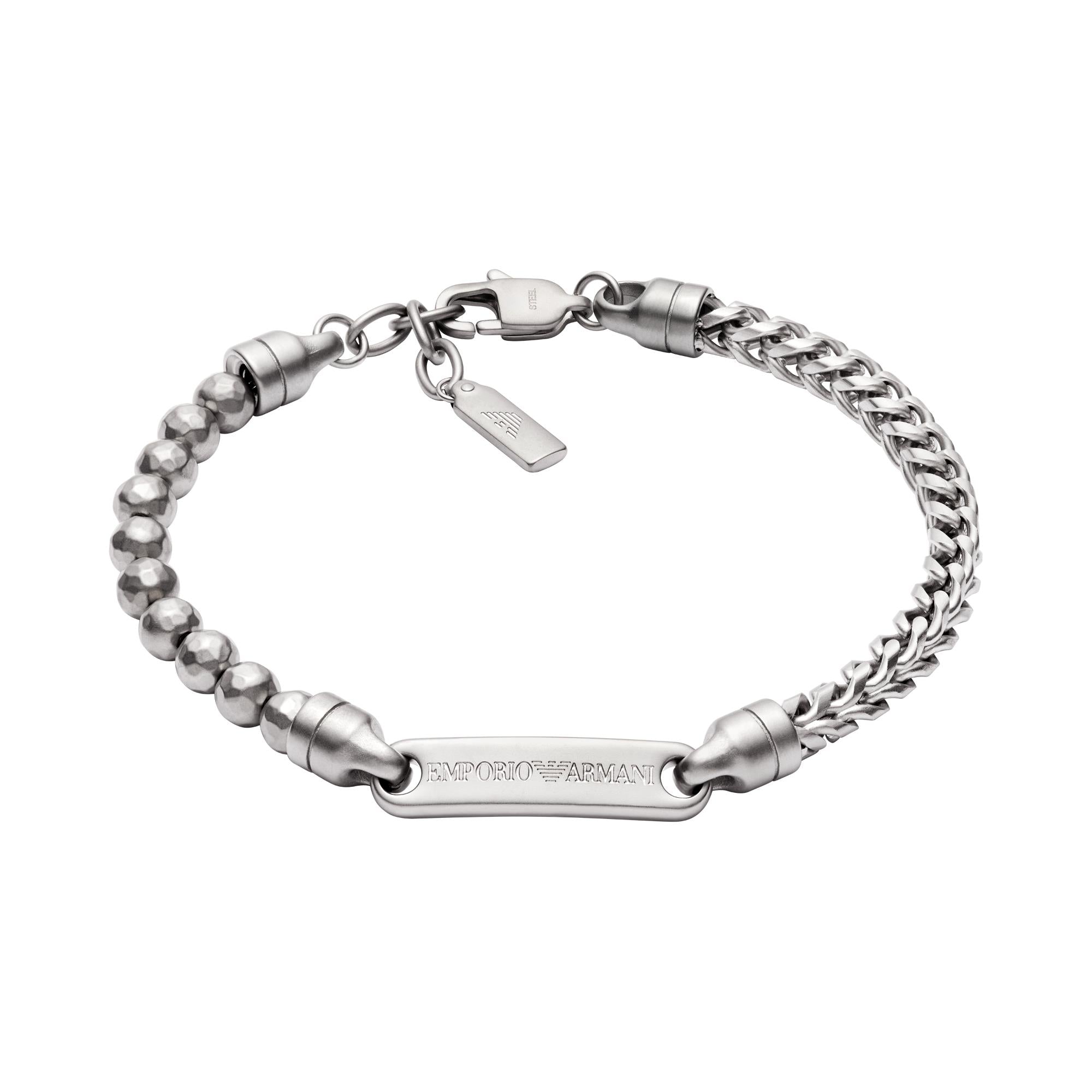 Emporio Armani Stainless Steel ID Men's Bracelet EGS3181040