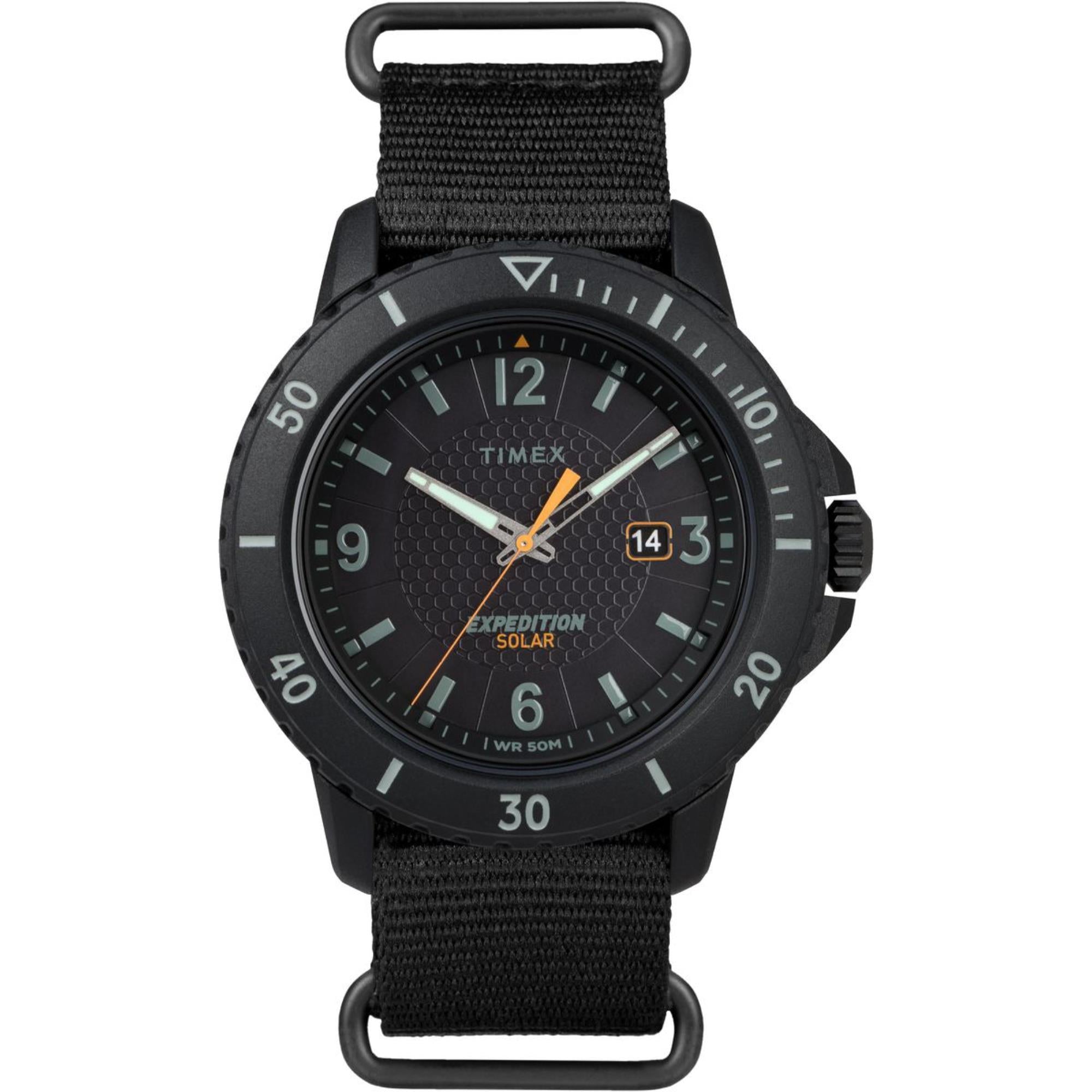 Timex Expedition Gallatin Black Dial Nylon Strap Men's Watch TW2U30300