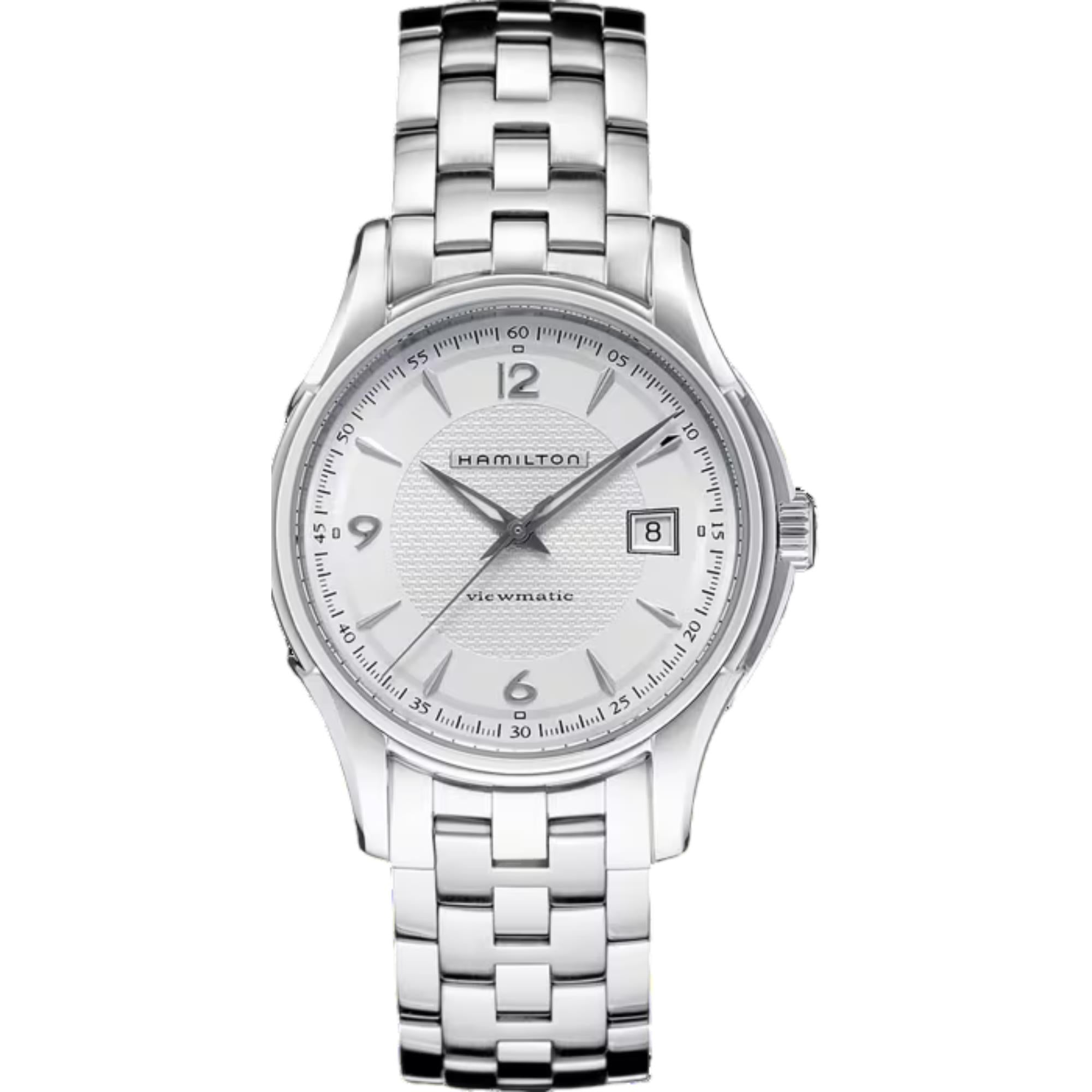 Hamilton Jazzmaster Viewmatic Automatic Silver Dial Steel Strap Men's Watch H32515155