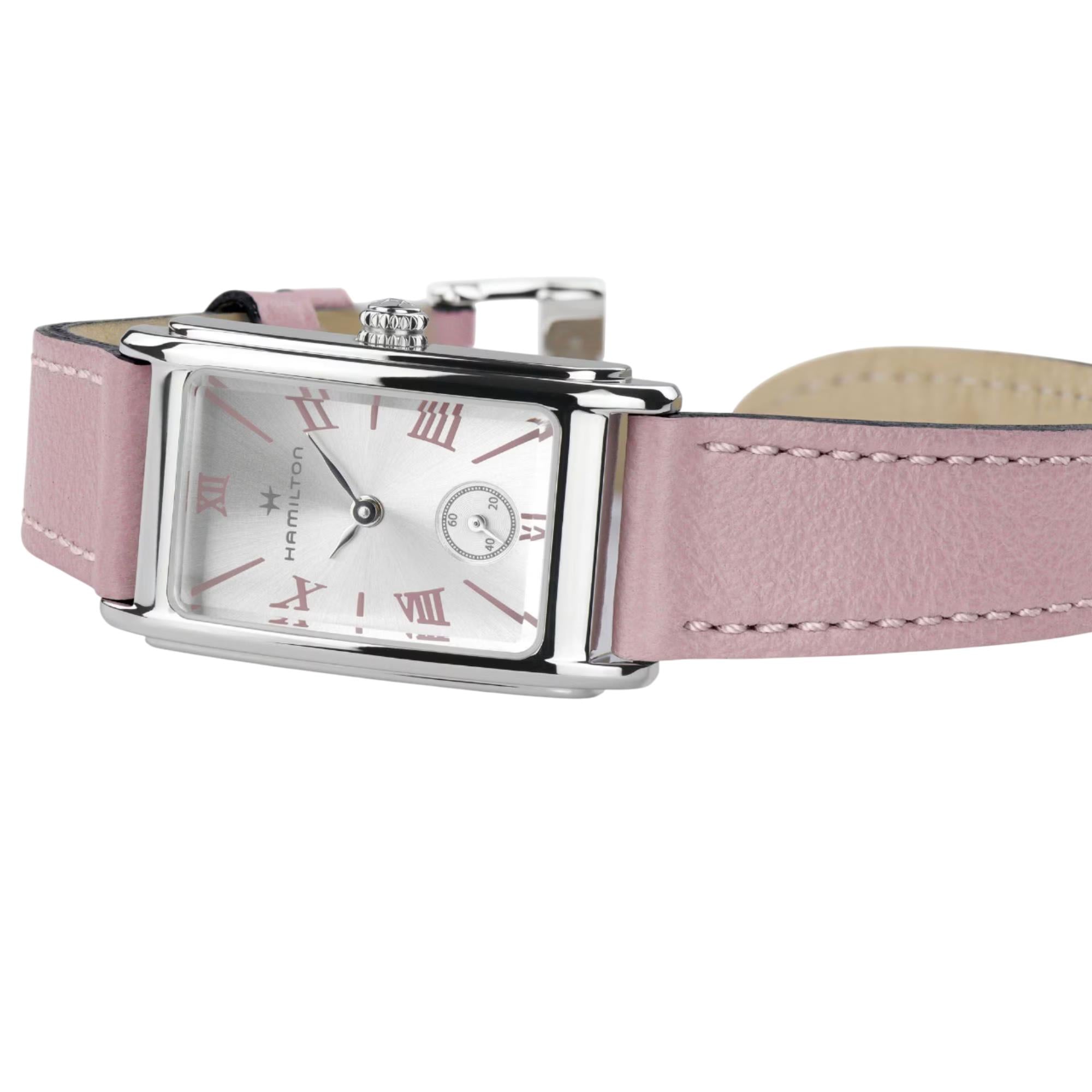 Hamilton American Classic Ardmore Quartz Silver Dial Leather Strap Women's Watch H11221853