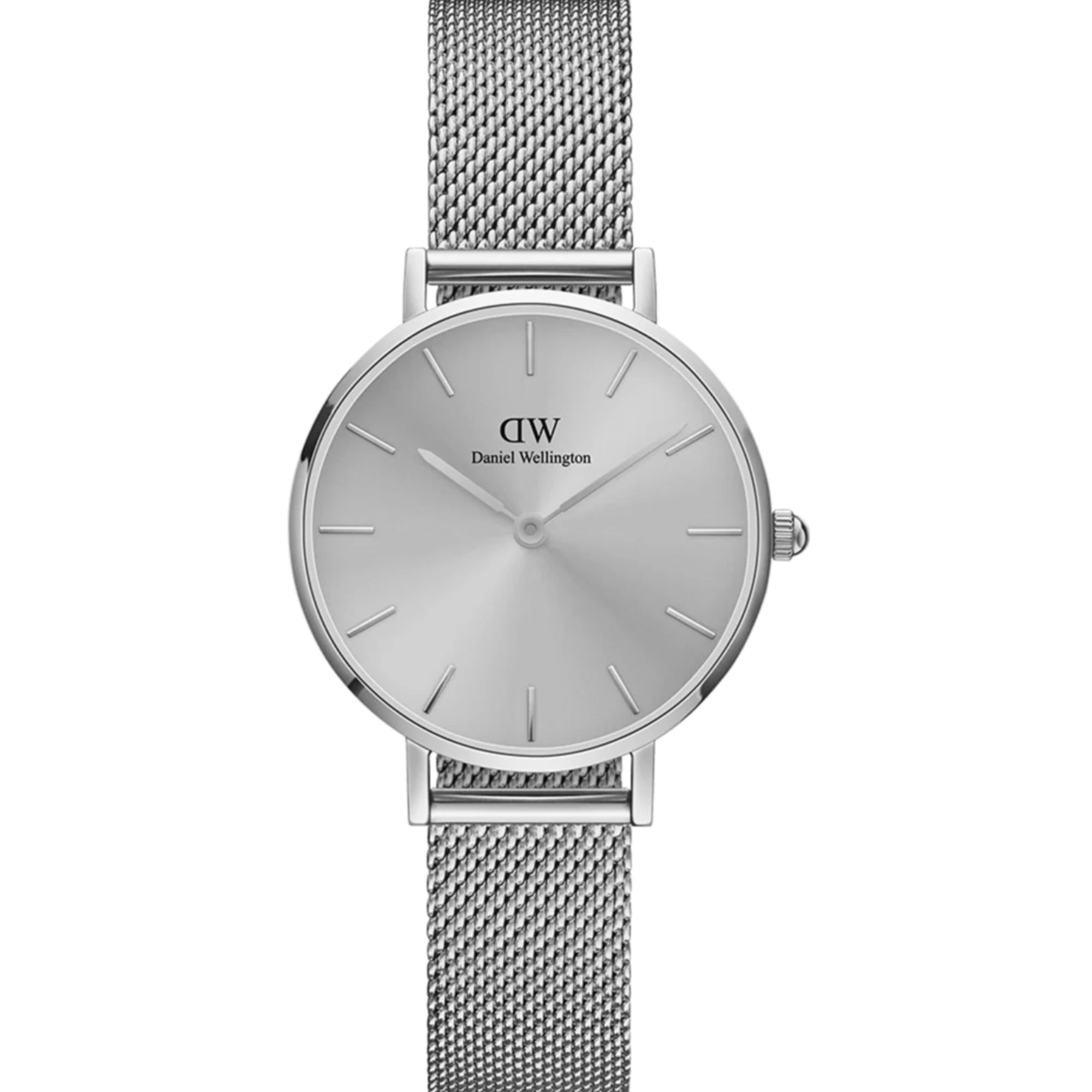 Daniel Wellington Petite Unitone Quartz Silver Dial Steel Strap Women's Watch DW00100464