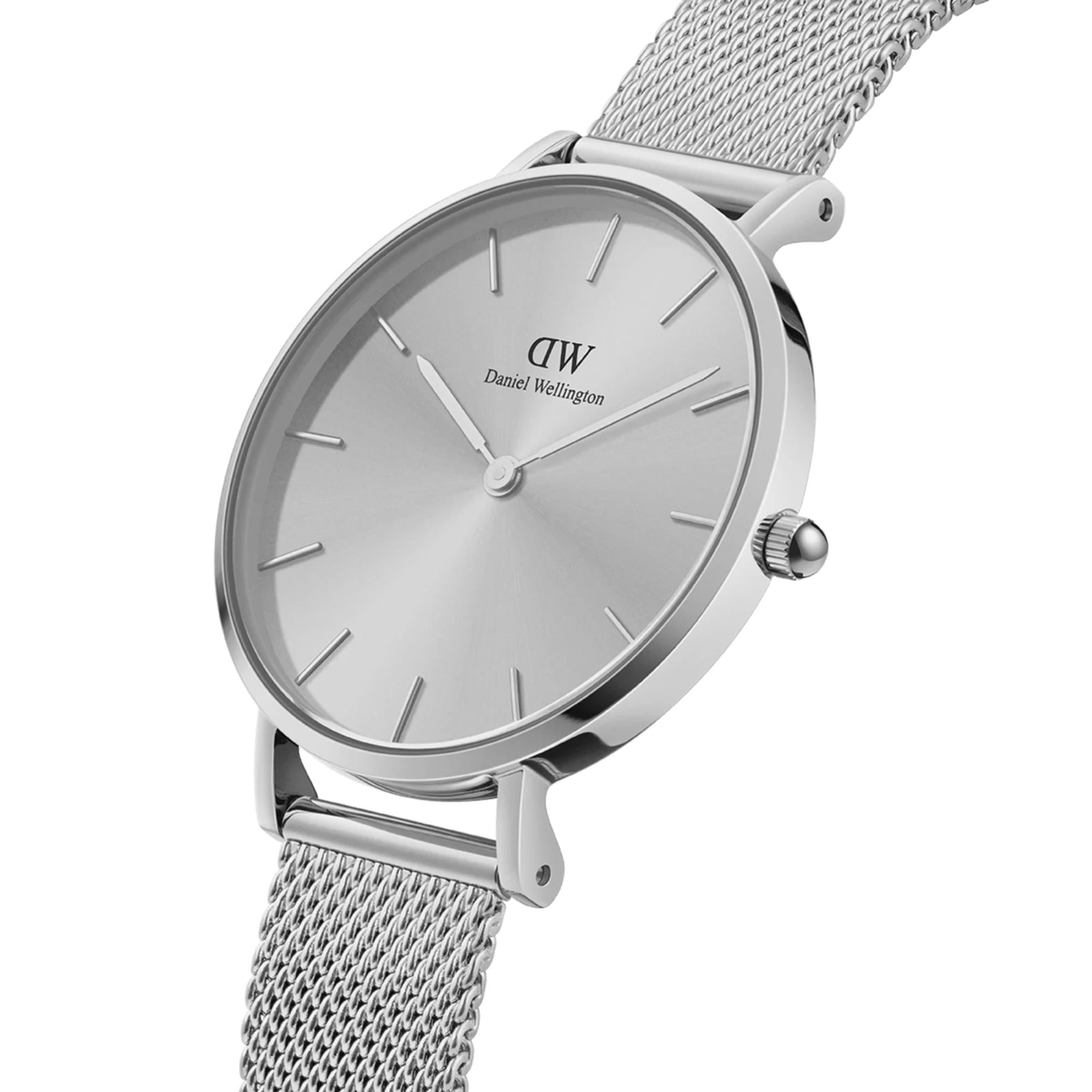 Daniel Wellington Petite Unitone Quartz Silver Dial Steel Strap Women's Watch DW00100464