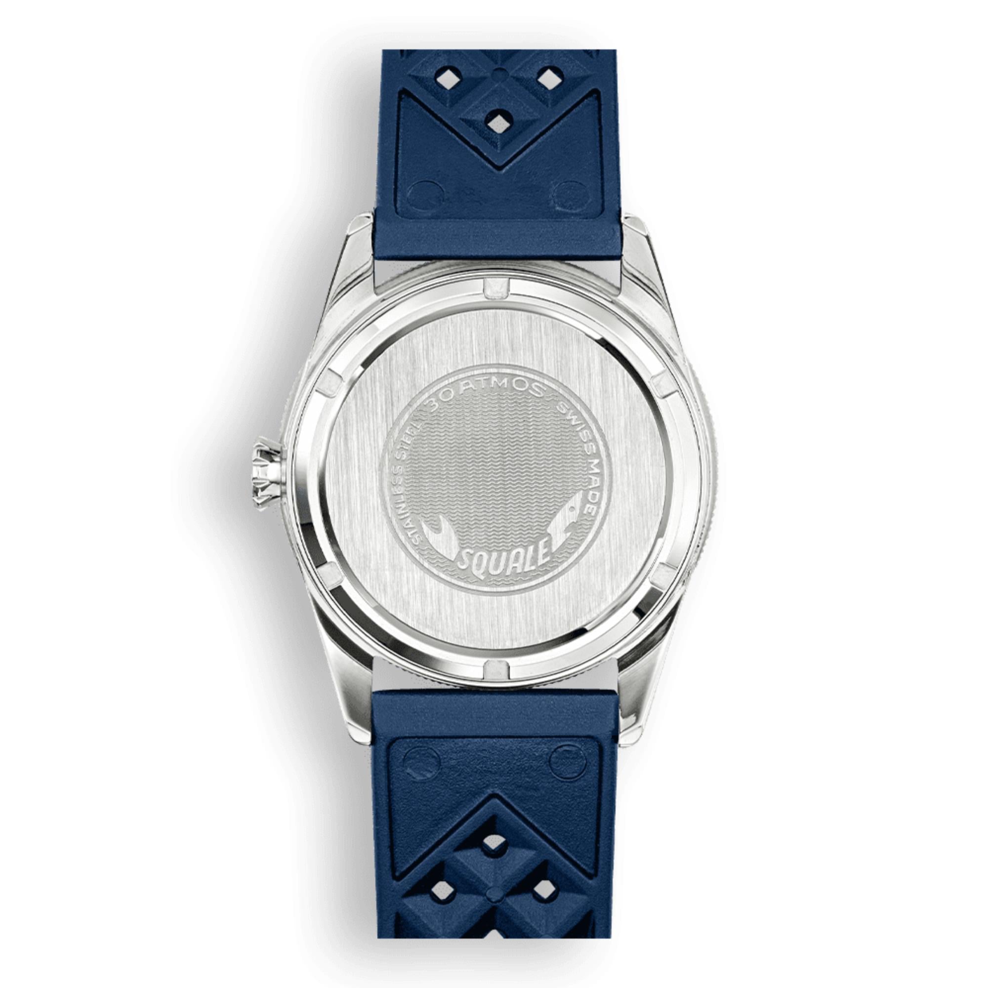 Squale Sub-39 GMT Vintage Automatic Blue Dial Rubber Strap Men's Watch SUB39GMTV.BR22