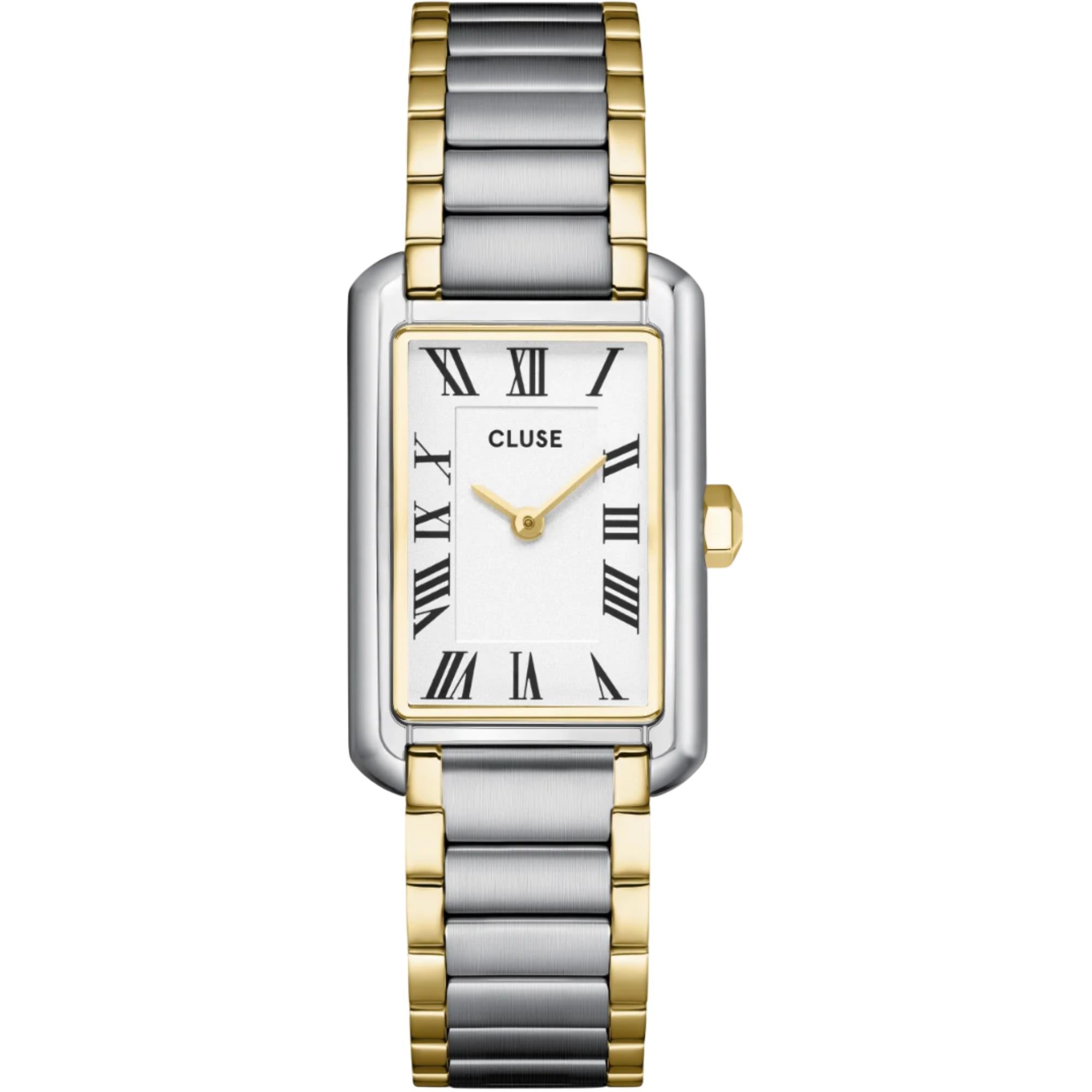CLUSE Belisenna Quartz White Dial Steel Strap Women's Watch CW15003