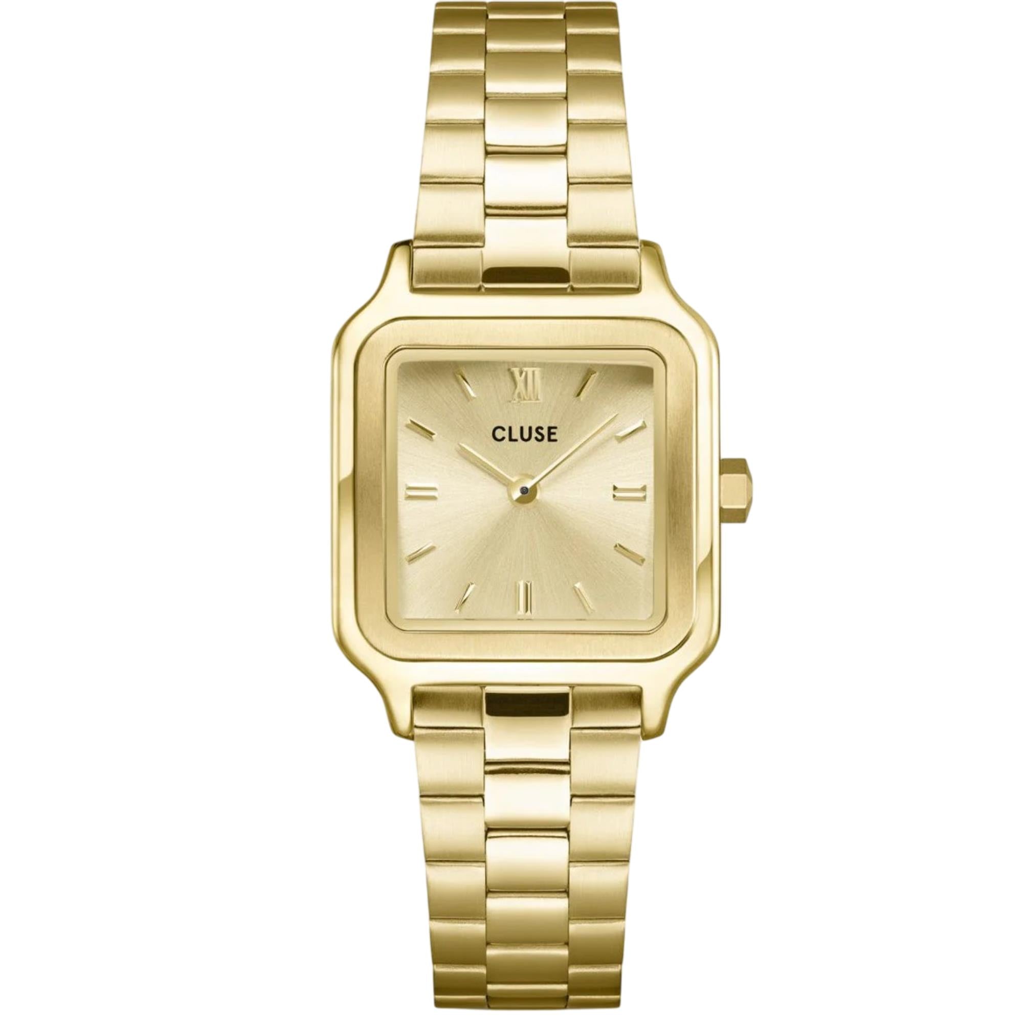 CLUSE Gracieuse Petite Quartz Gold Dial Steel Strap Women's Watch CW11802