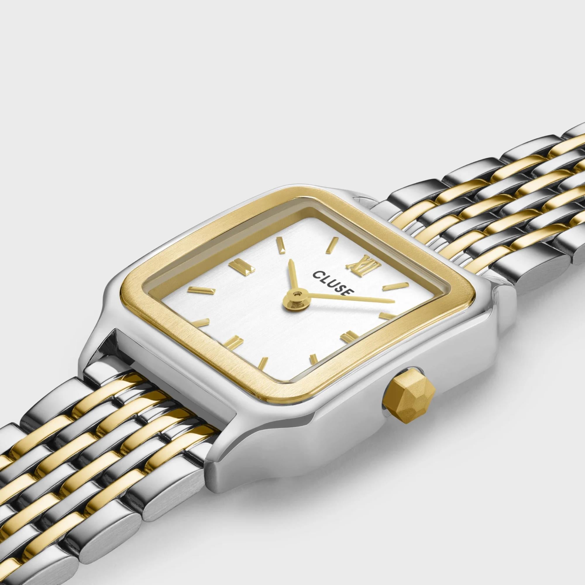 CLUSE Gracieuse Petite Quartz White Dial Steel Strap Women's Watch CW11814