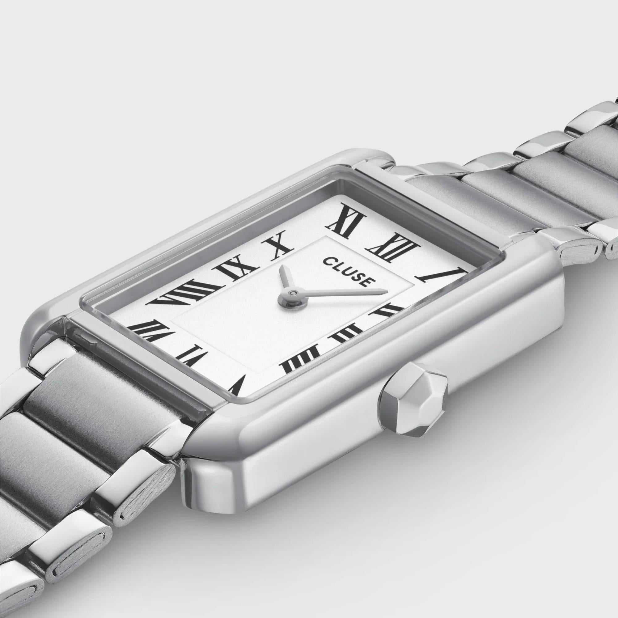 CLUSE Belisenna Quartz White Dial Steel Strap Women's Watch CW15002