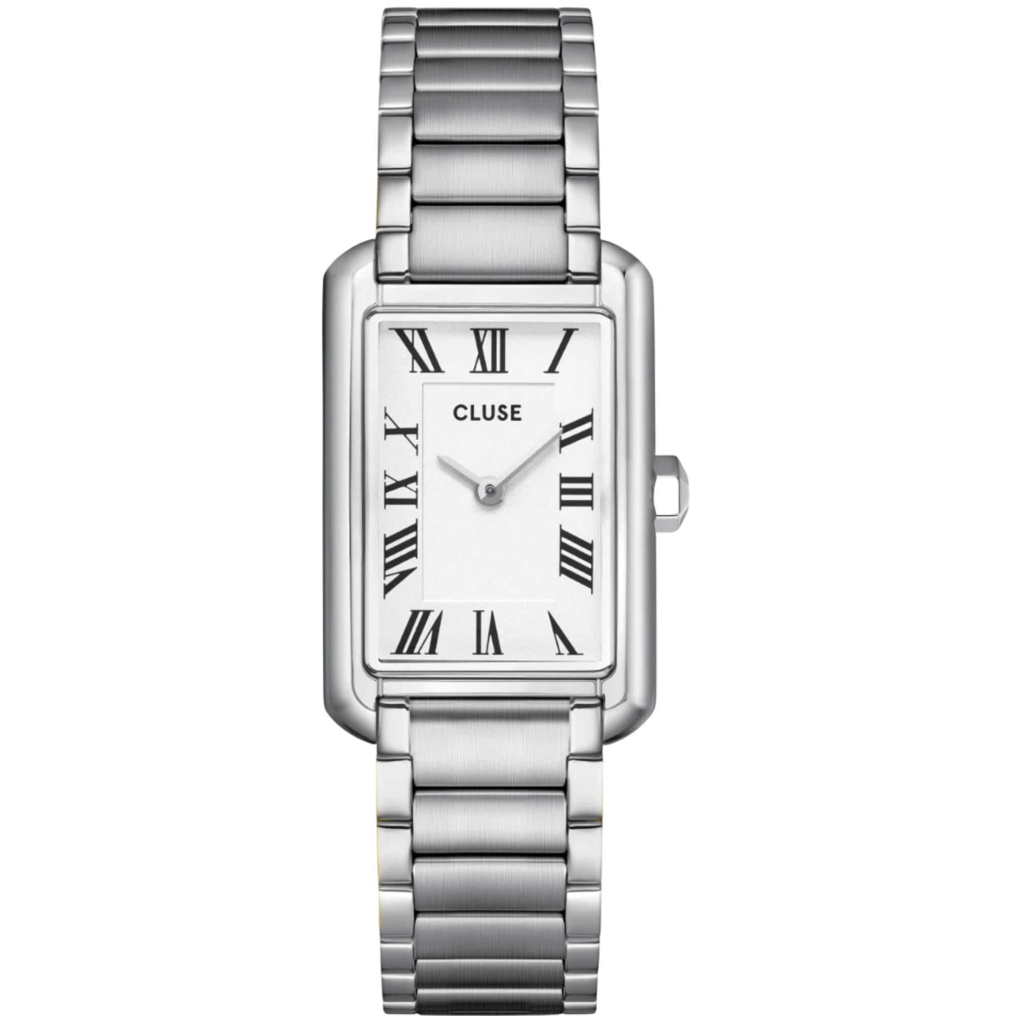 CLUSE Belisenna Quartz White Dial Steel Strap Women's Watch CW15002