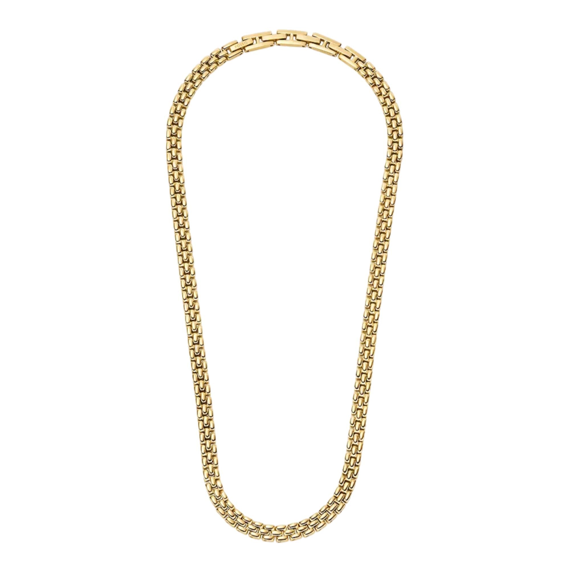 Fossil Arden Links Stainless Steel Chain Unisex Necklace
