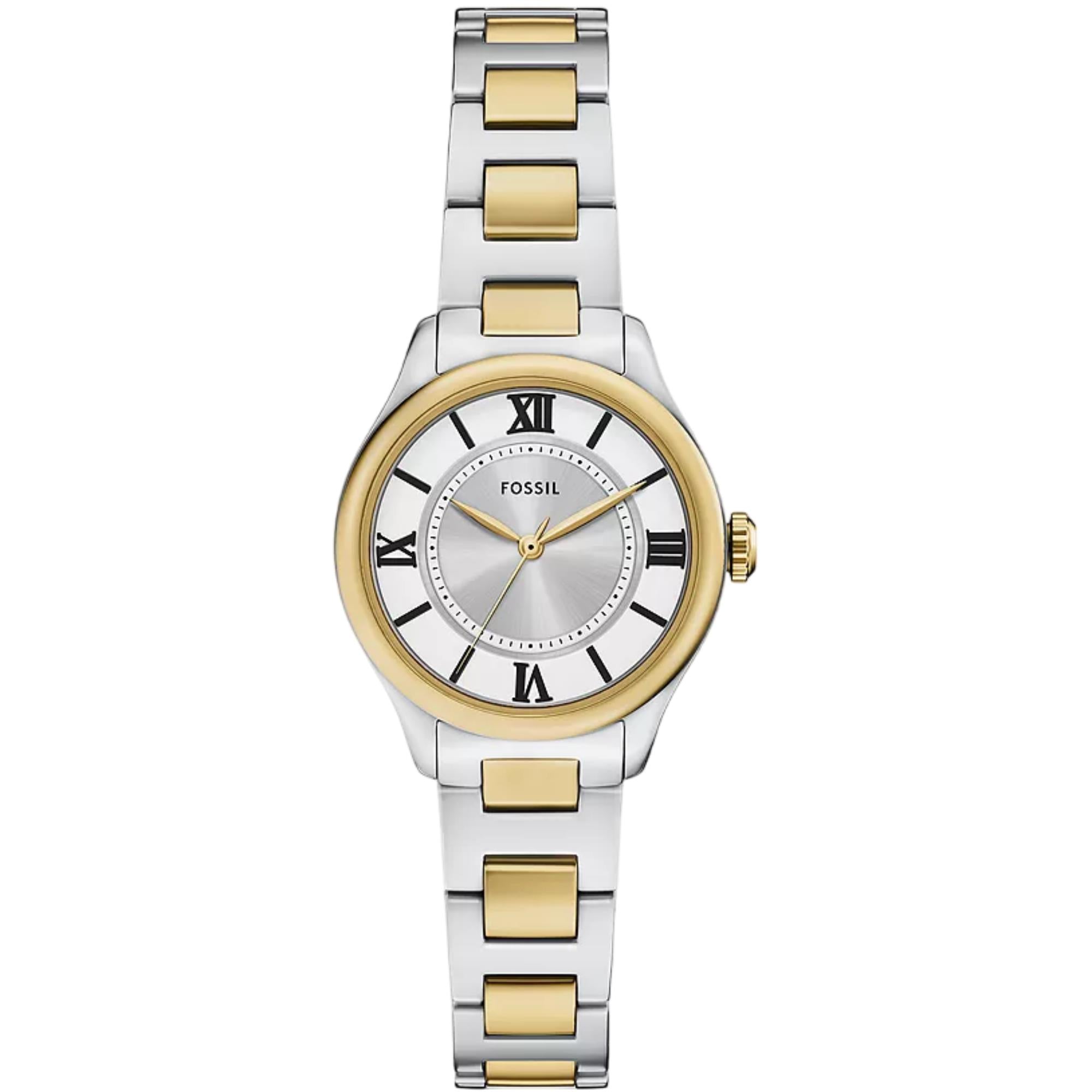 Fossil Gilmore Quartz Silver Dial Steel Strap Women's Watch ES5422