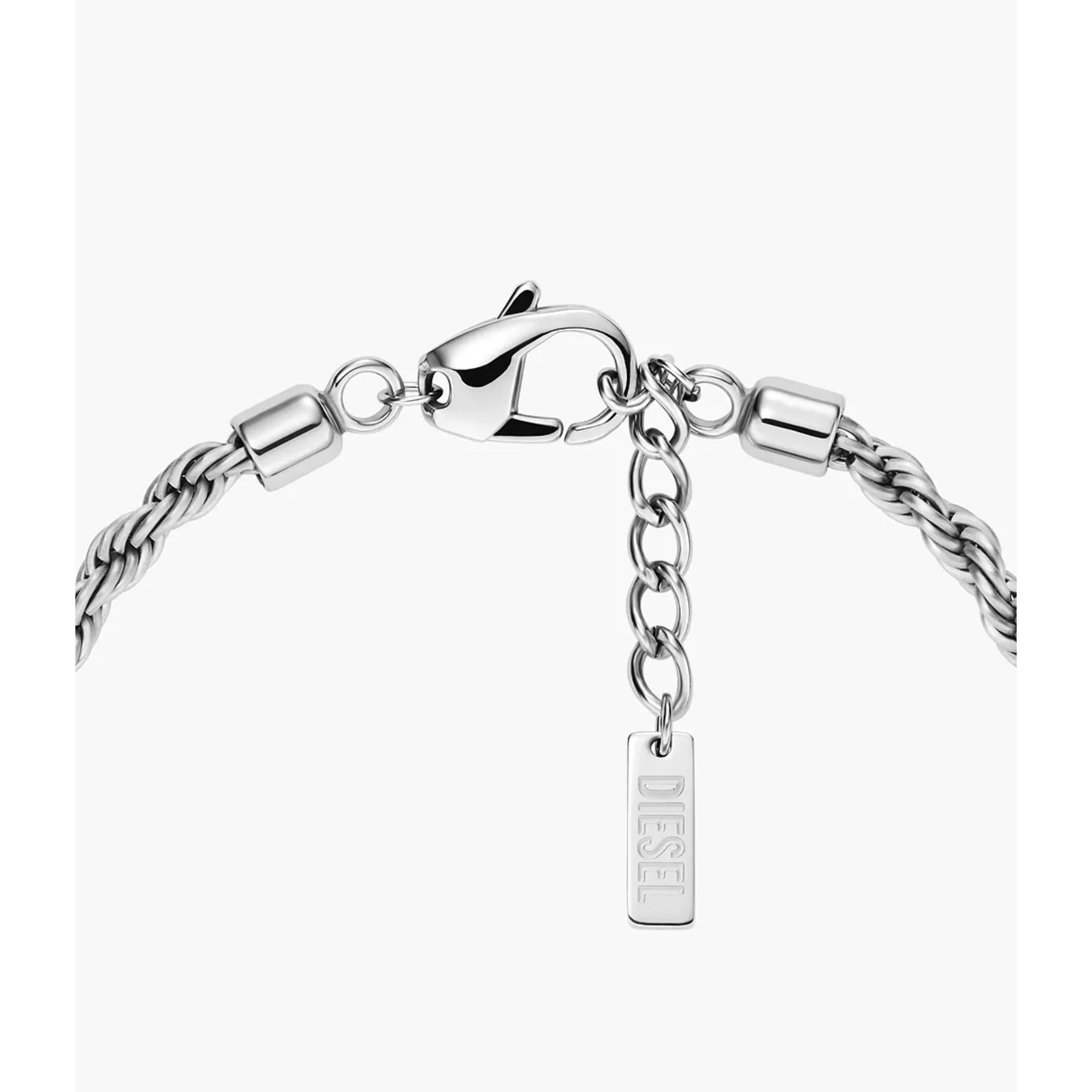 Diesel Stainless Steel Charm Unisex Bracelet DX1622040