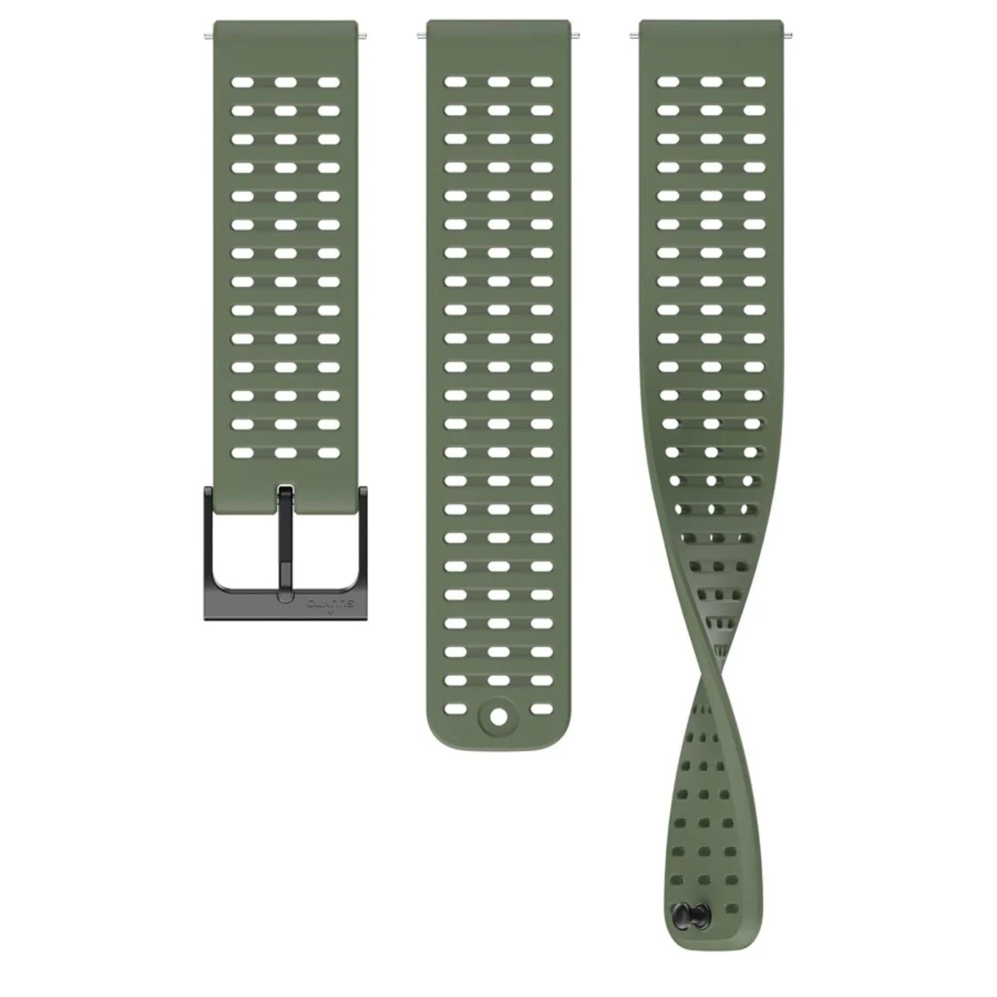 Suunto Athletic 2 Forest Green Silicone Watch Strap SS050851000