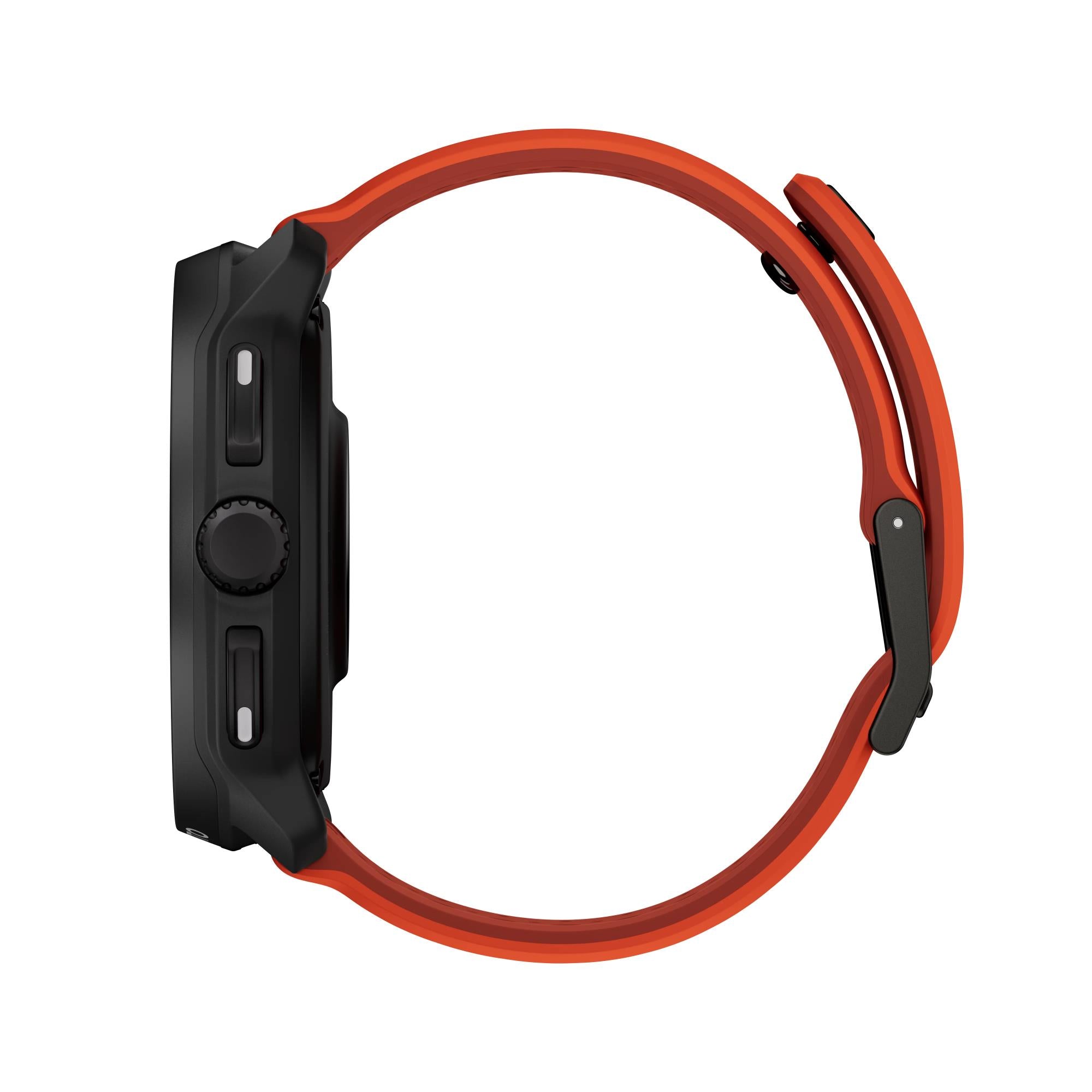 Suunto Race 2 Coral Orange AMOLED Digital Silicone Strap Unisex Smart Fitness Watch SS051241000