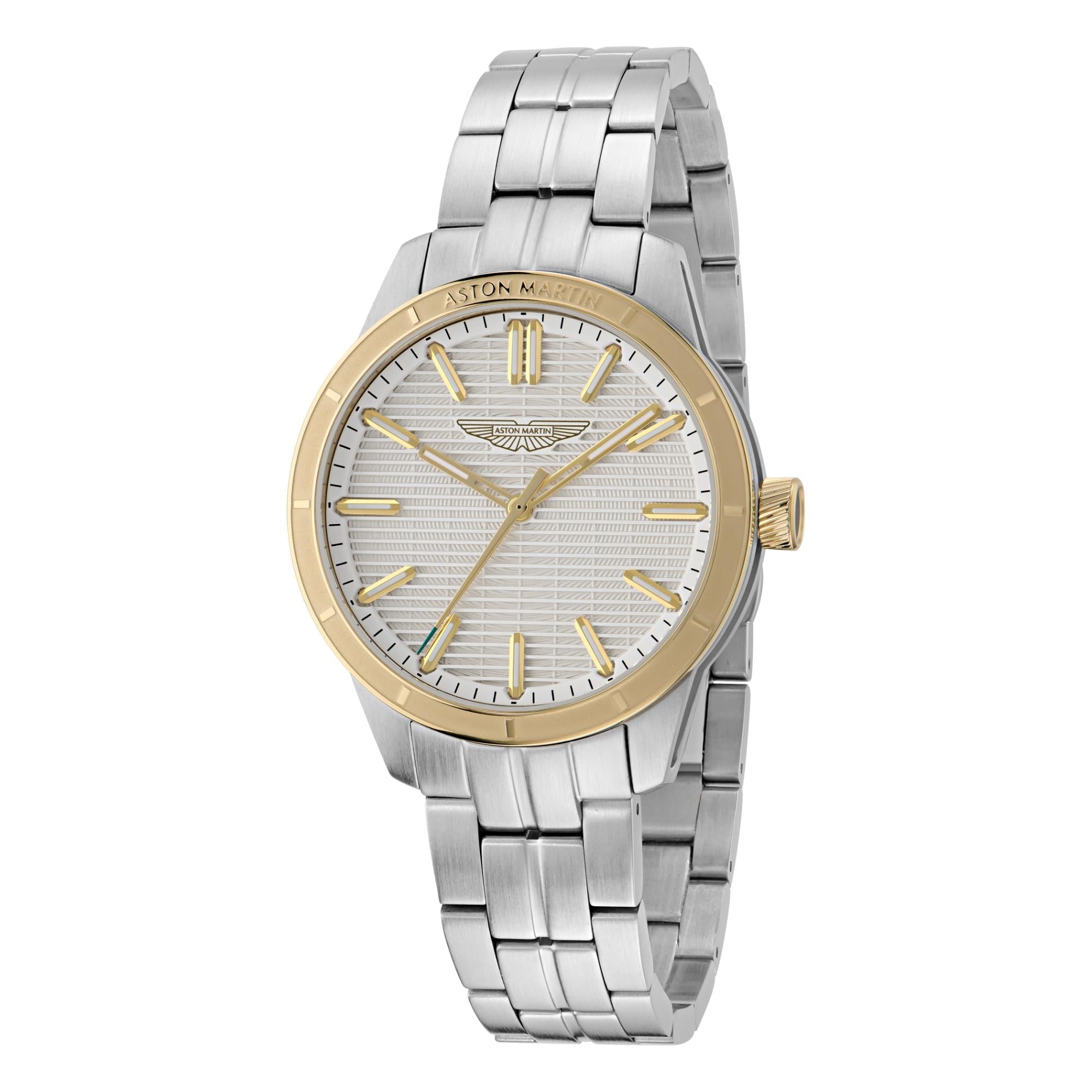 Aston Martin AML Icon Quartz Grey Dial Steel Strap Men's Watch MTIH1F501