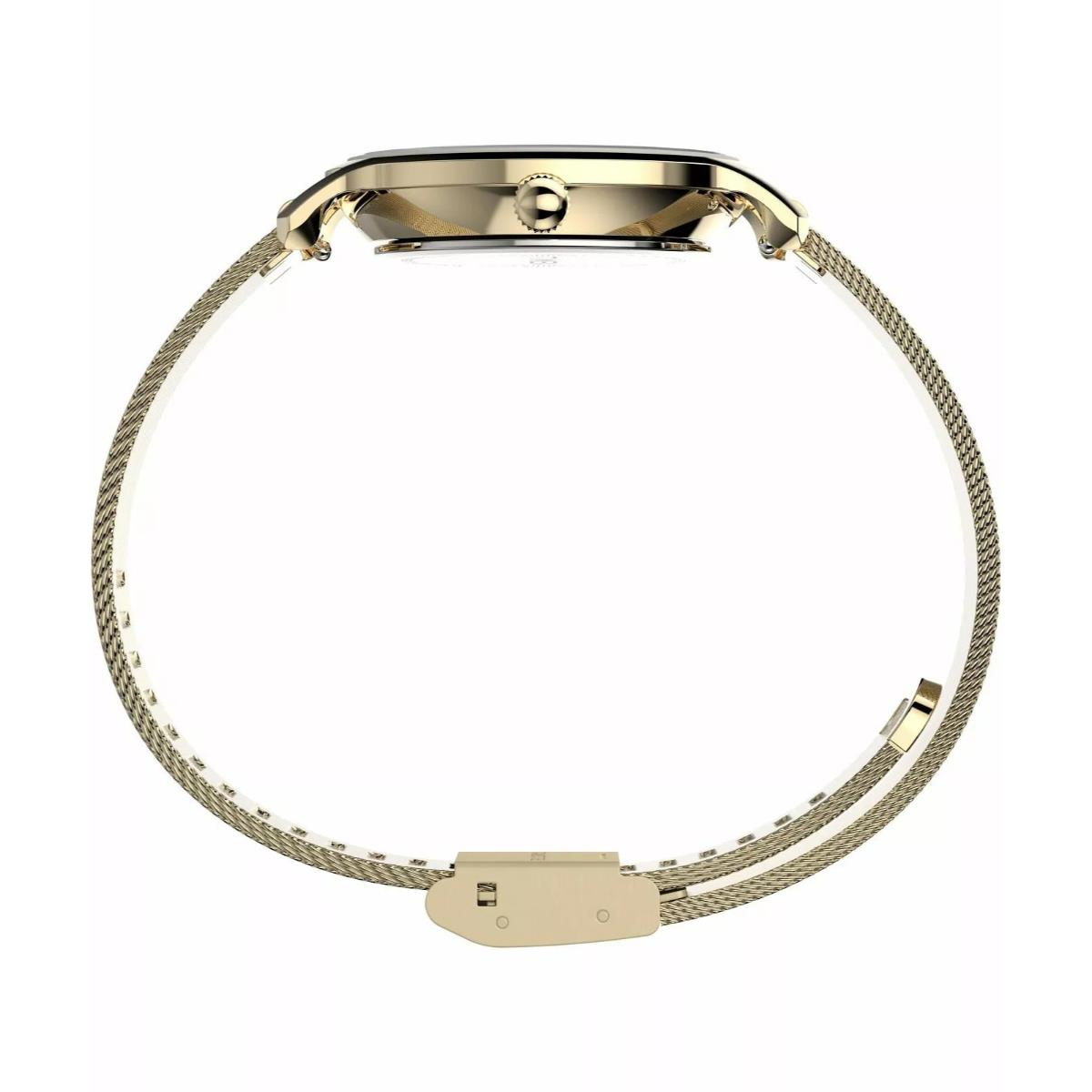 Timex Trend Transcend Gold Tone Dial Steel Strap Women's Watch TW2Y26400