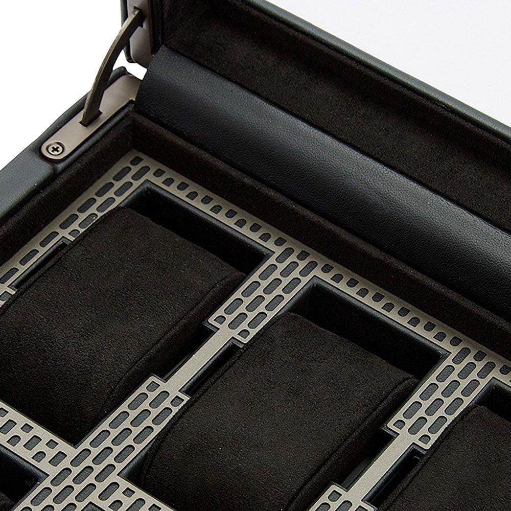 WOLF Axis 10 Piece Powder Coat Watch Box 488103