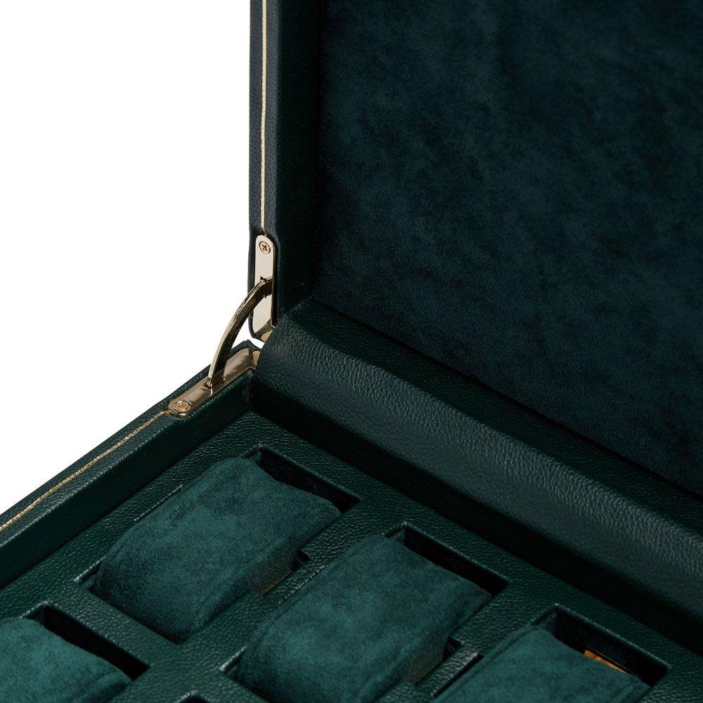 WOLF British Racing 10 Piece Green Watch Box 792741