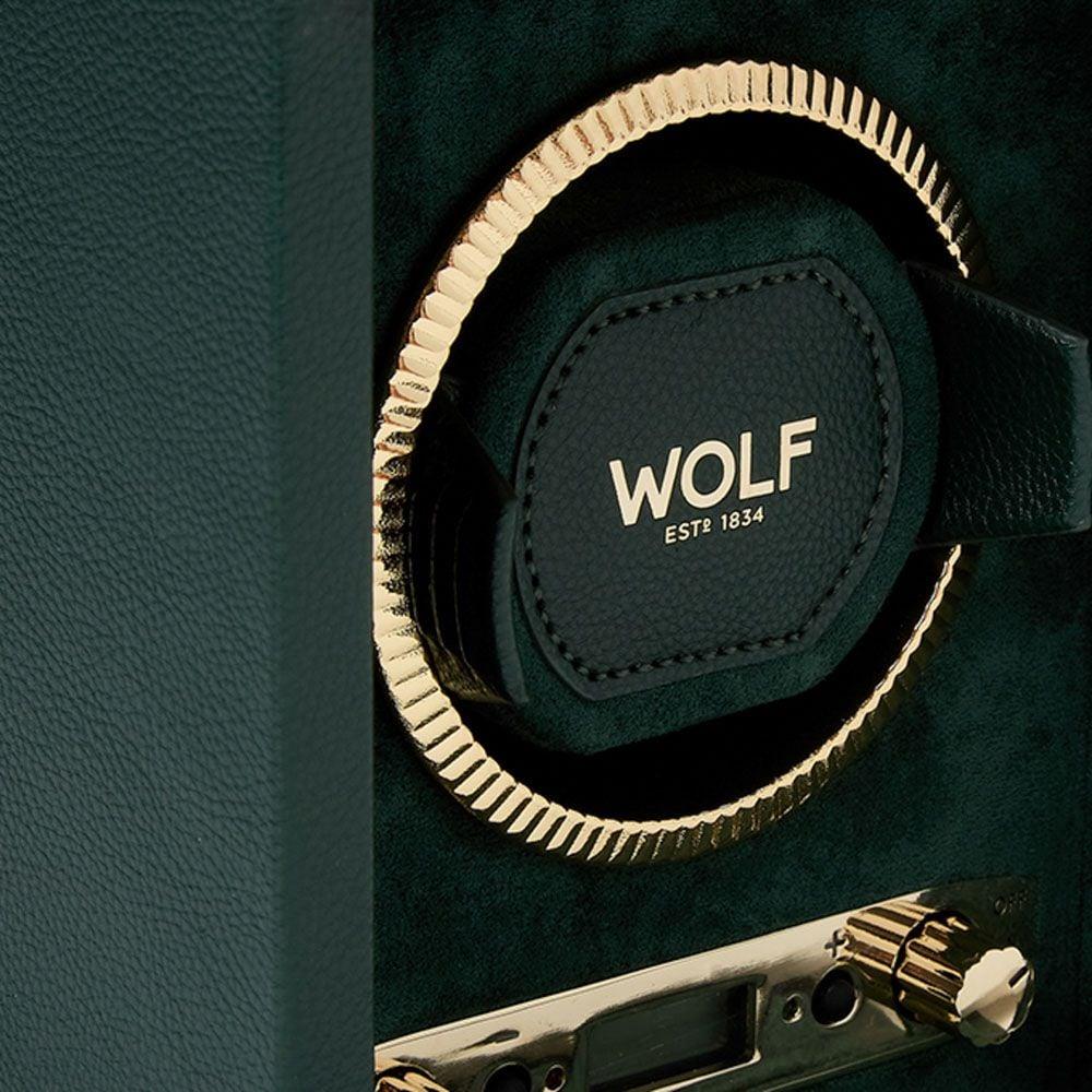 WOLF British Racing Single Green Watch Winder 793141