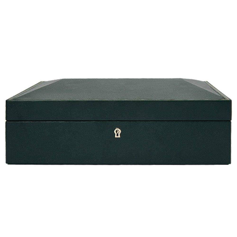 WOLF British Racing 15 Piece Green Watch Box 793241