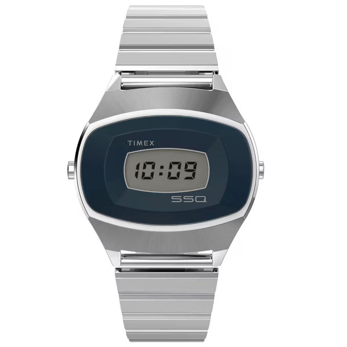 Timex Q 1975 SSQ Reissue Digital Steel Strap Unisex Watch TW2Y06100